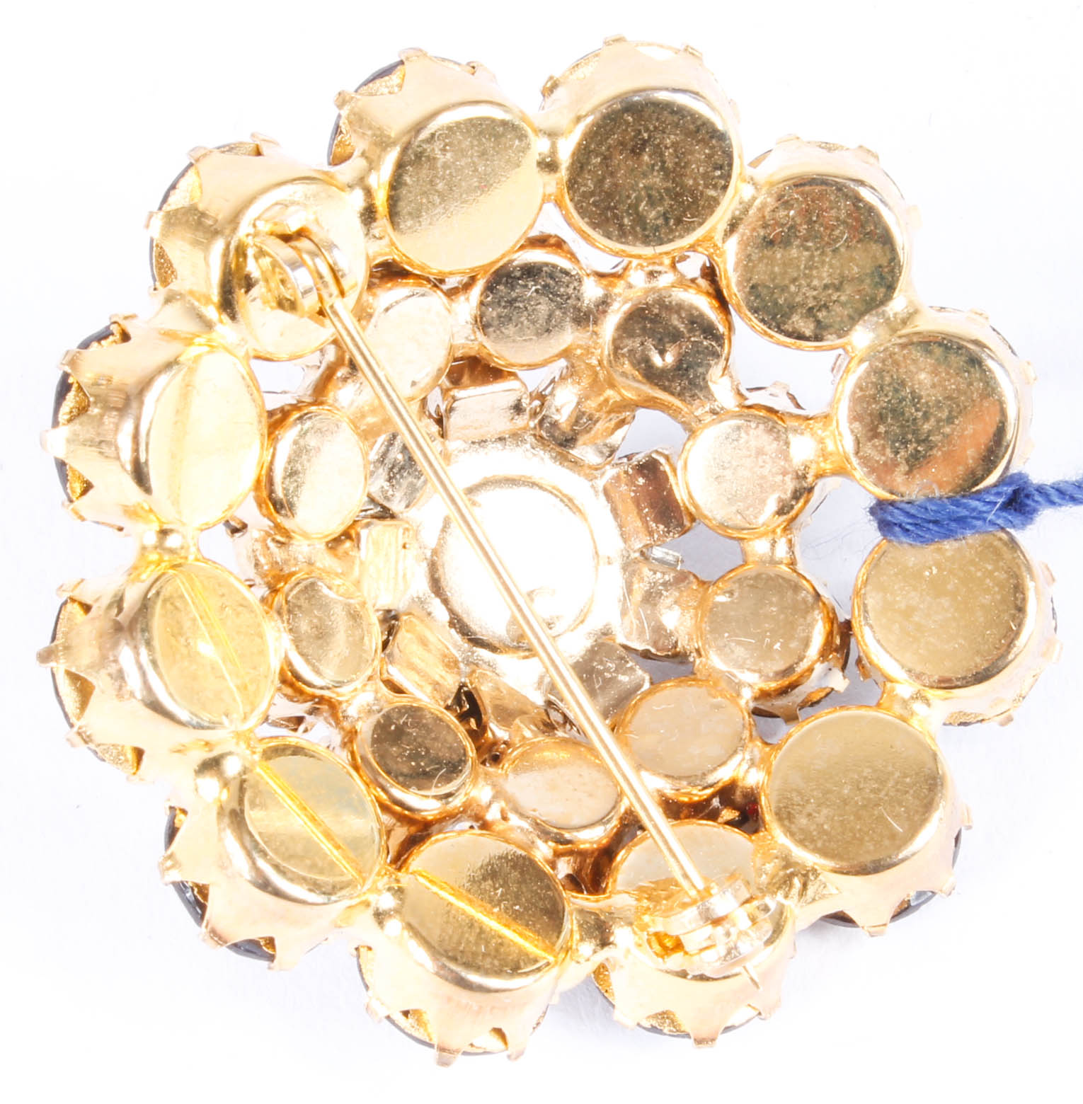 Vintage L.M.D. D'ver's New York Creations Costume Rhinestone Brooch and Earrings