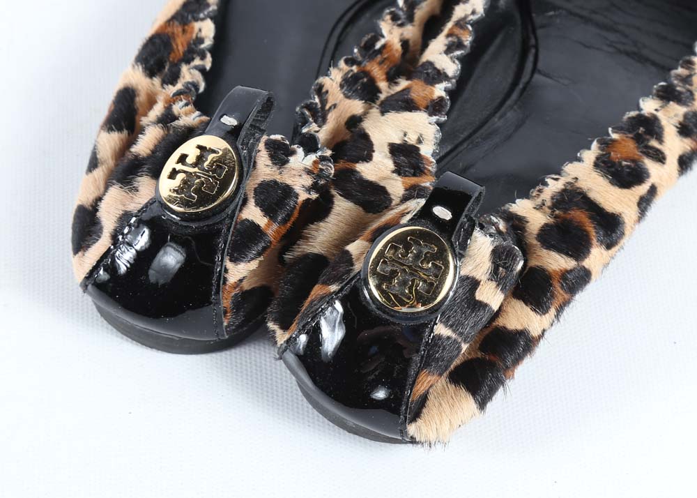 Tory Burch Ballet Leopard Print Flats