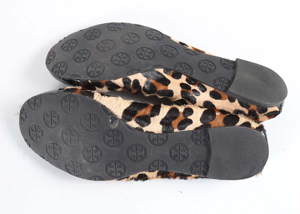 Tory Burch Ballet Leopard Print Flats