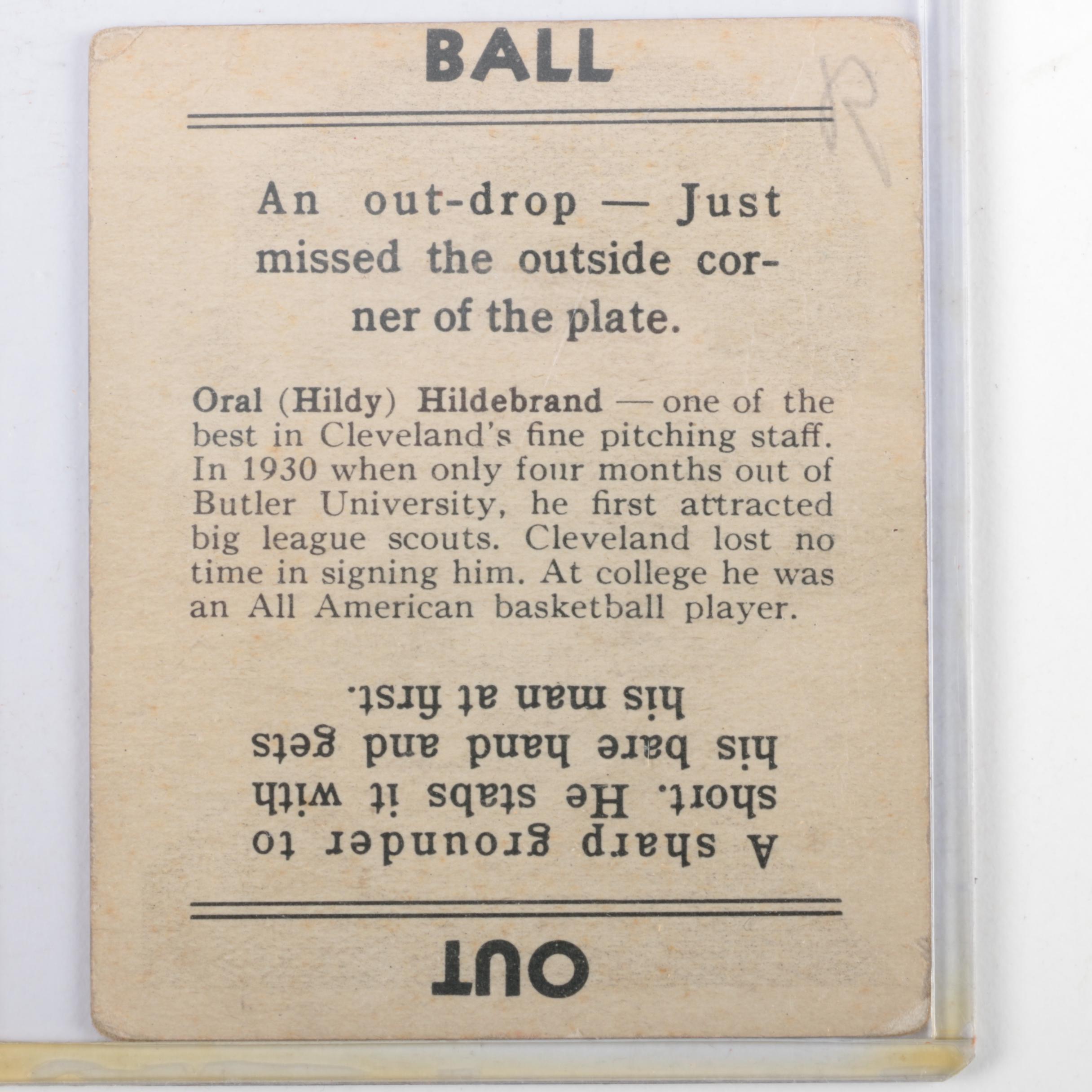 Collection of 1936 Goudey Baseball Cards