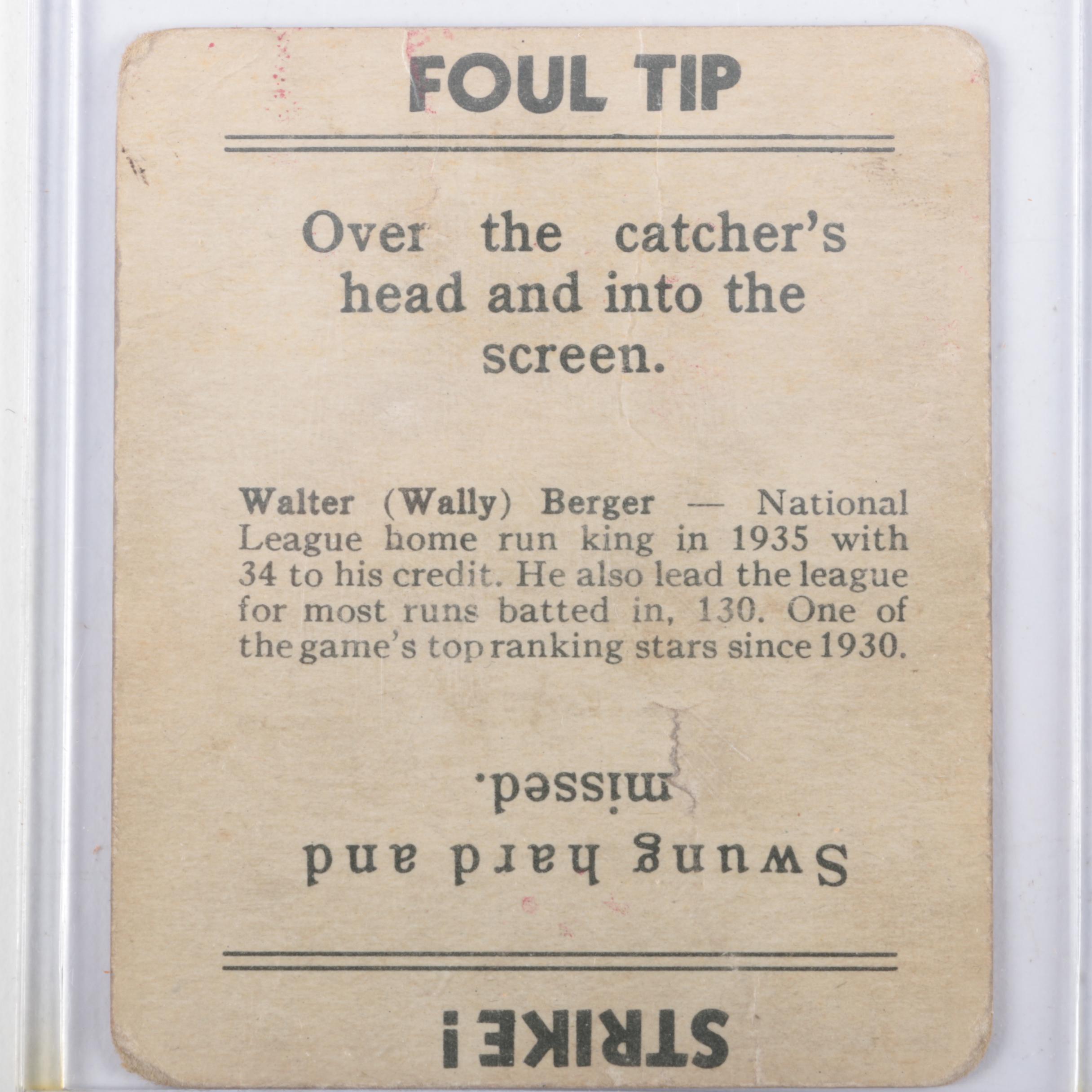 Collection of 1936 Goudey Baseball Cards