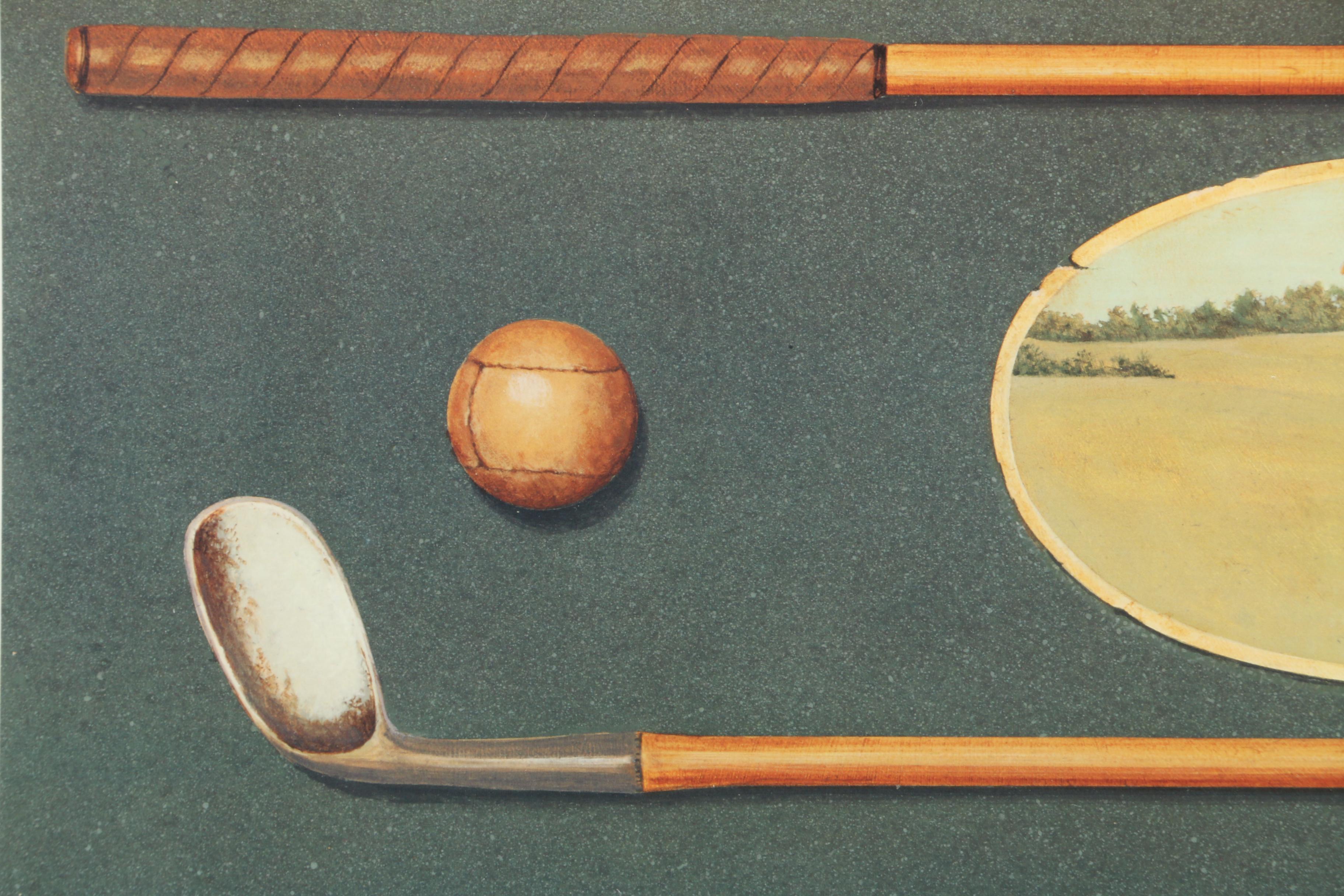 Offset Lithographs After Bernie Horton's "Lady Golfer" and "Gentleman Golfer"