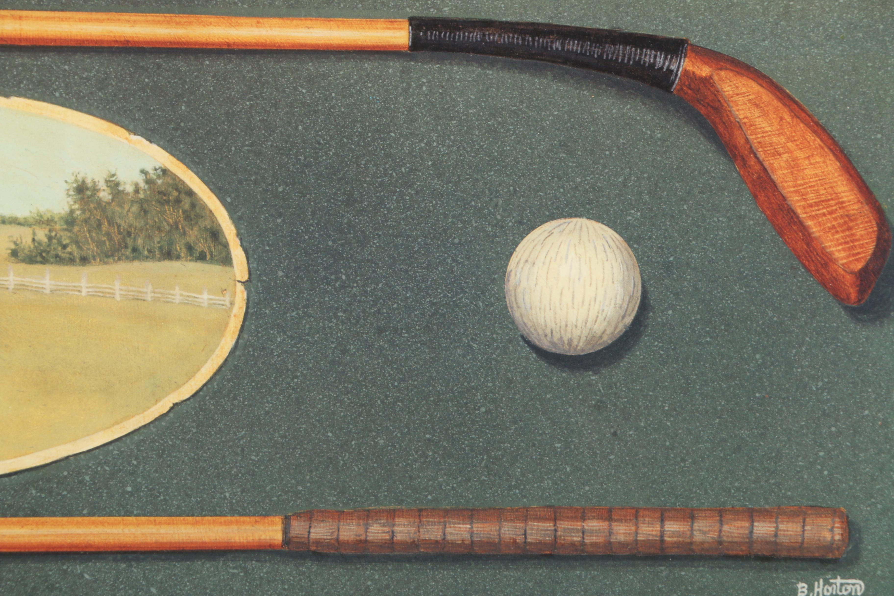 Offset Lithographs After Bernie Horton's "Lady Golfer" and "Gentleman Golfer"