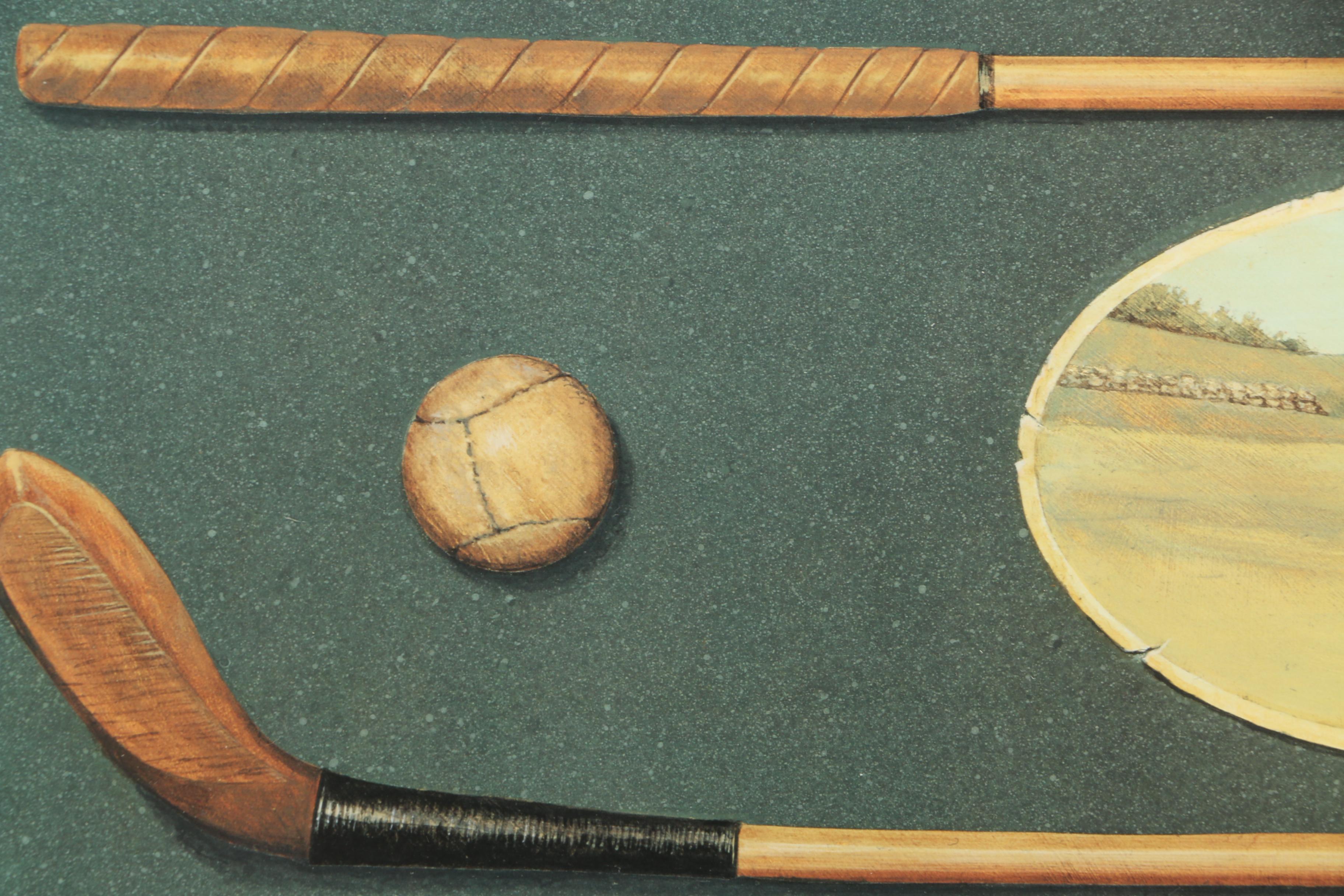 Offset Lithographs After Bernie Horton's "Lady Golfer" and "Gentleman Golfer"