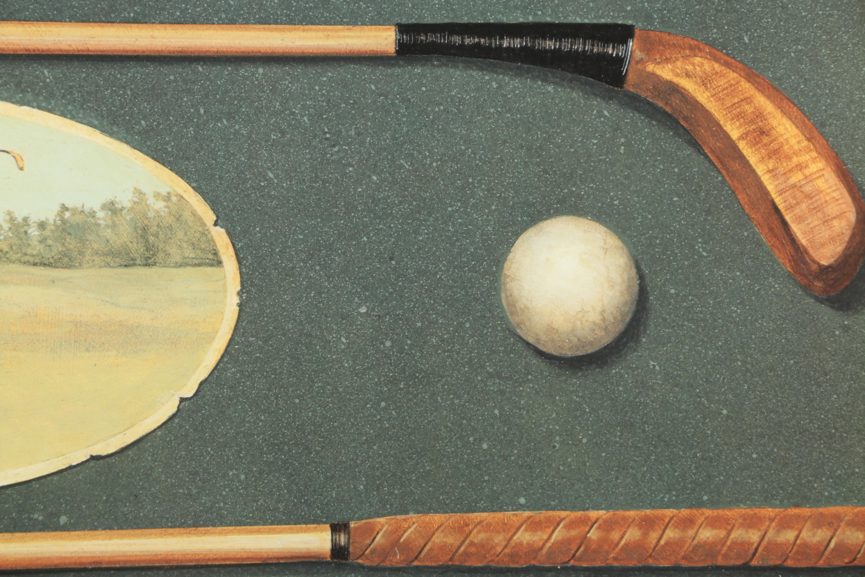 Offset Lithographs After Bernie Horton's "Lady Golfer" and "Gentleman Golfer"