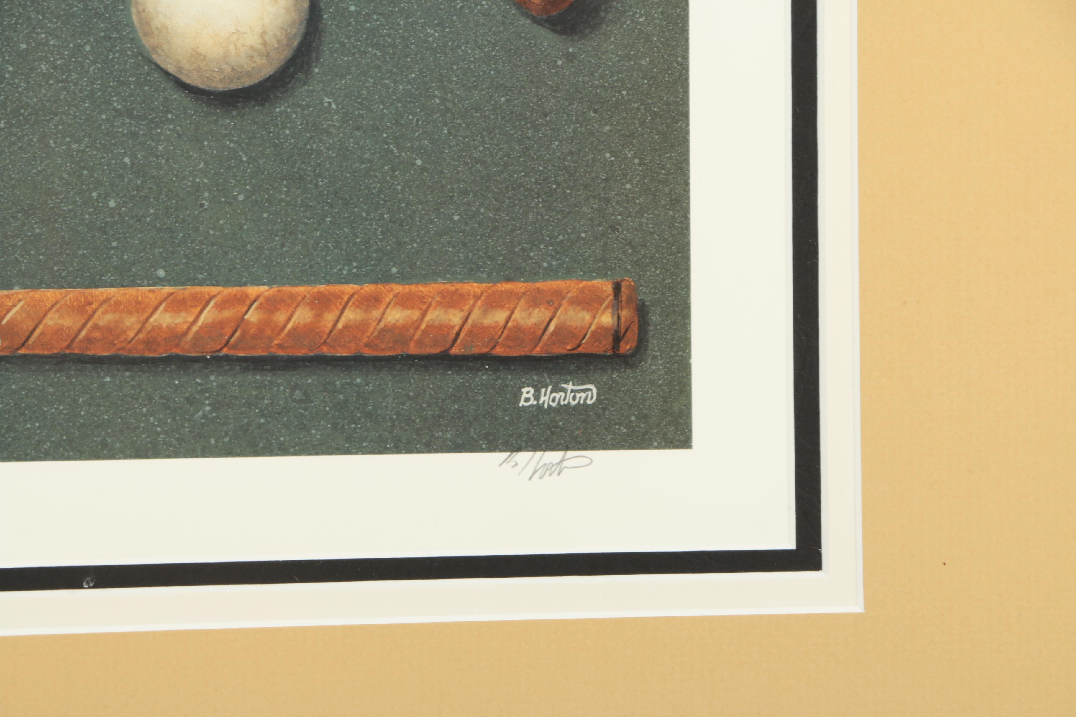 Offset Lithographs After Bernie Horton's "Lady Golfer" and "Gentleman Golfer"