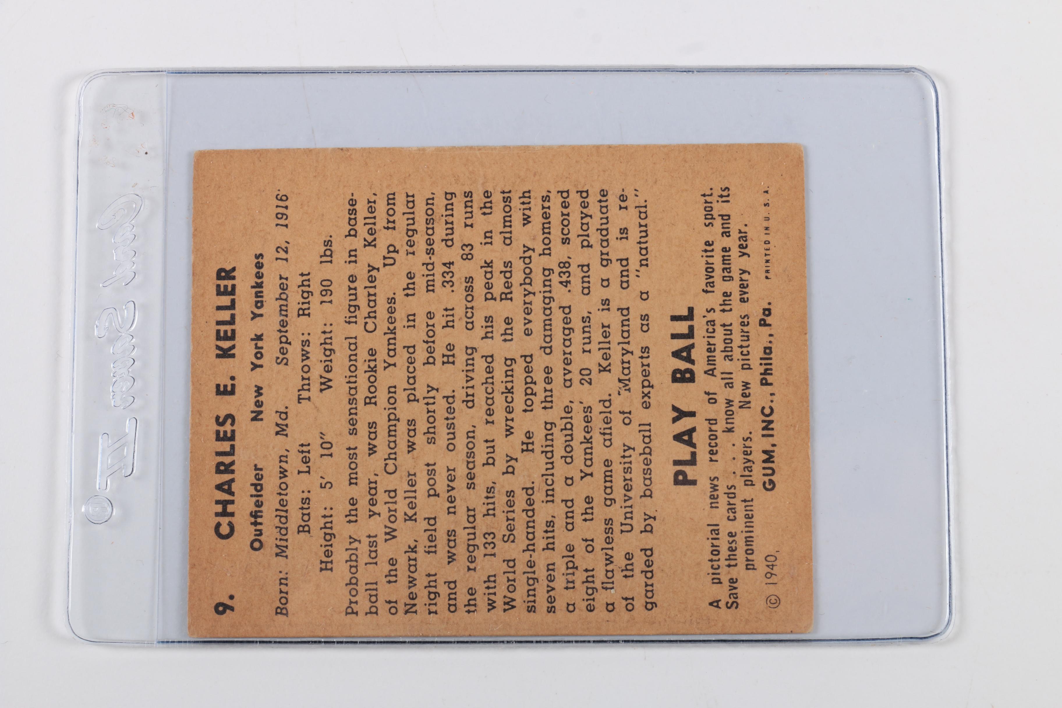 Collection of 1940 Bowman Baseball Cards