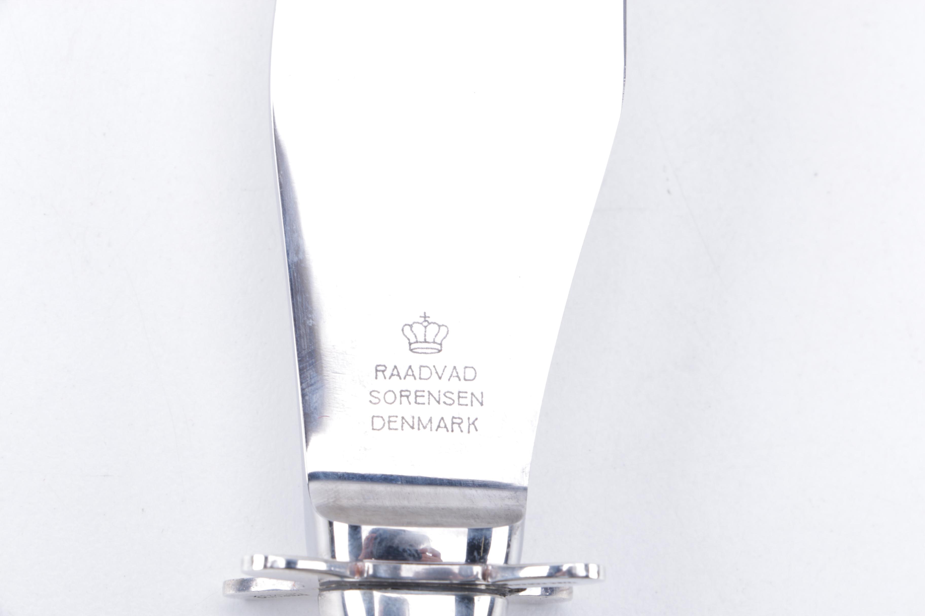 W&S Sorensen Danish Sterling Handled Carving Set