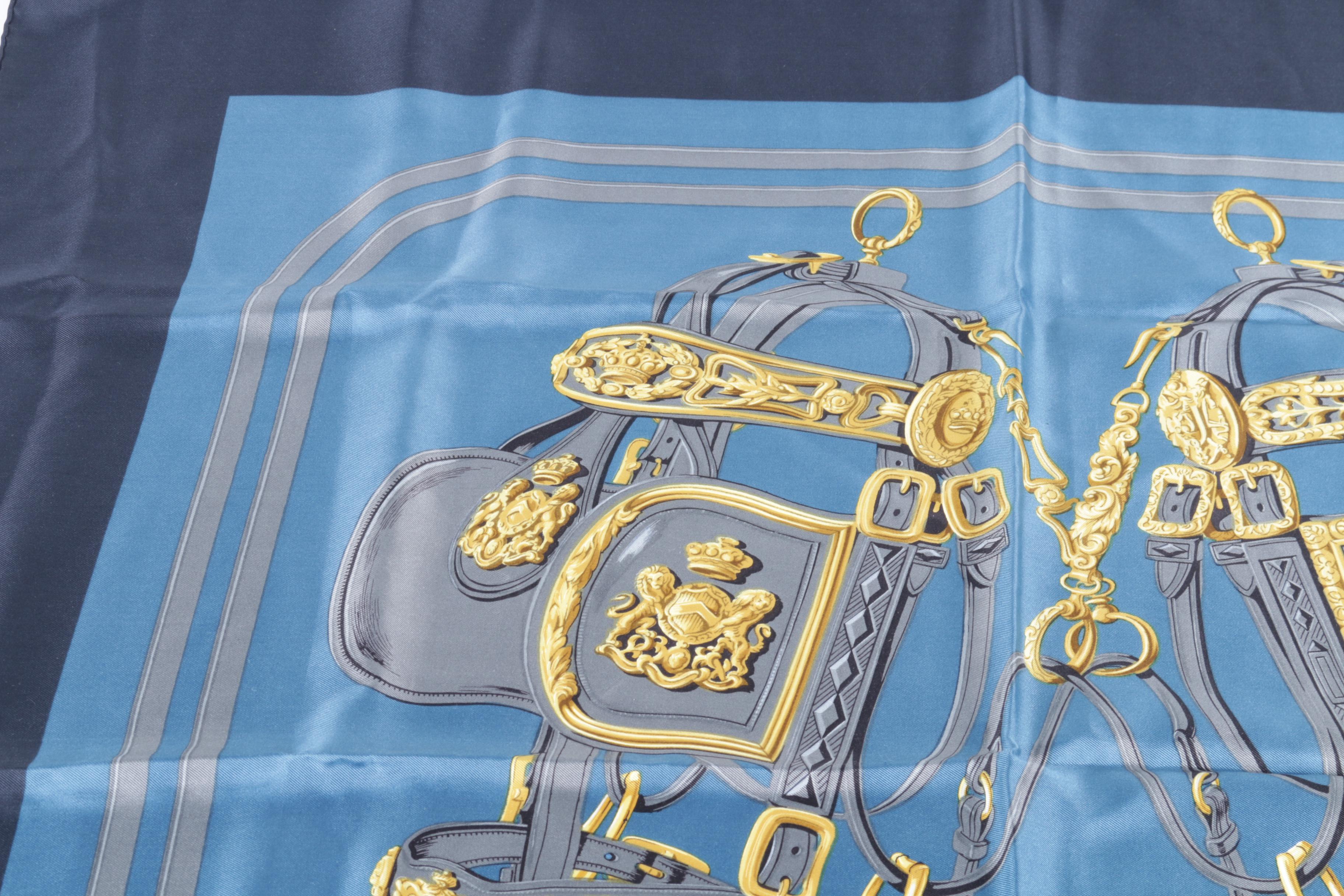 Hermès of Paris Scarf and "How To Tie a Scarf" Booklet