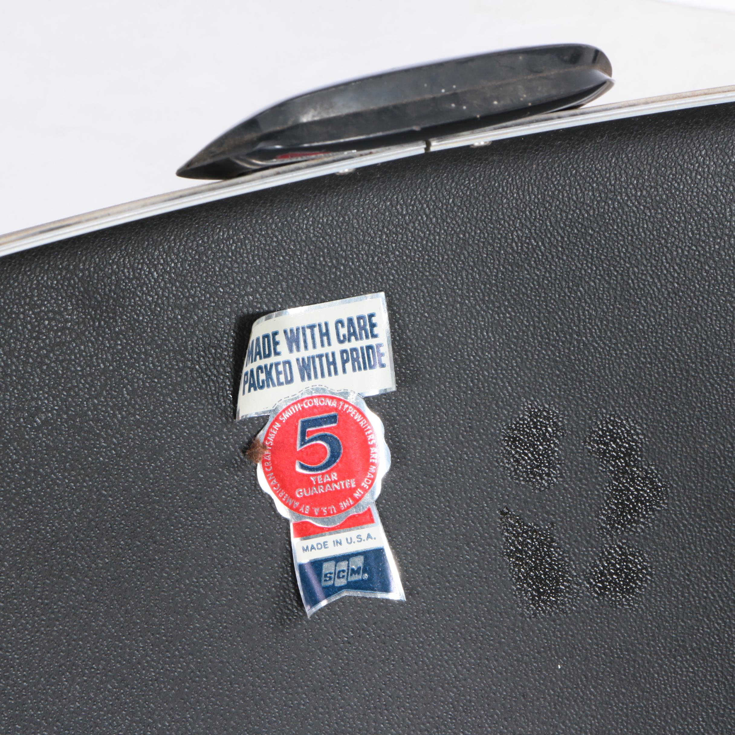 Smith Corona Electric Typewriter with Carrying Case