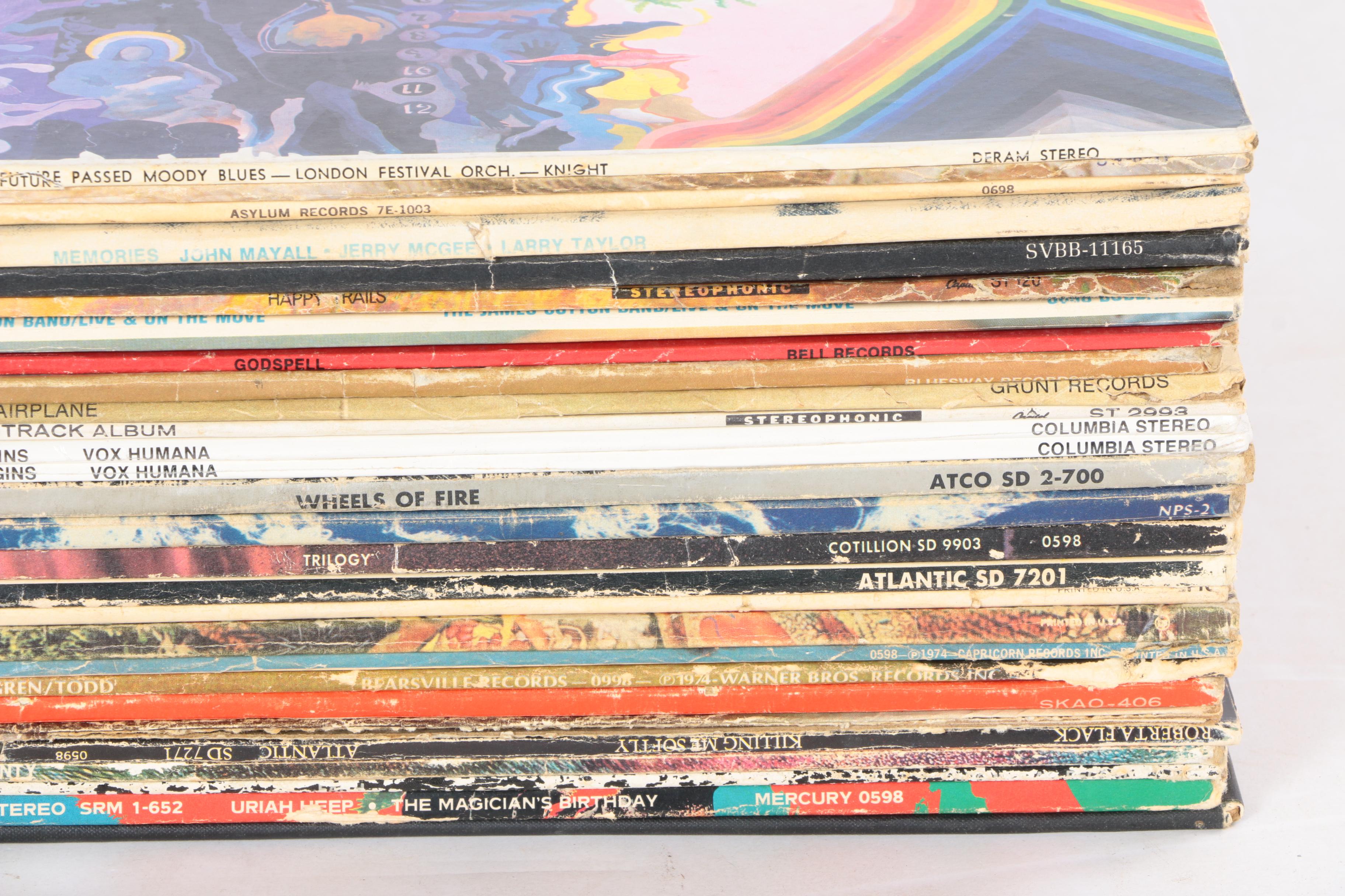 Led Zeppelin, Santana, James Gang and Other Rock and Soundtrack LPs