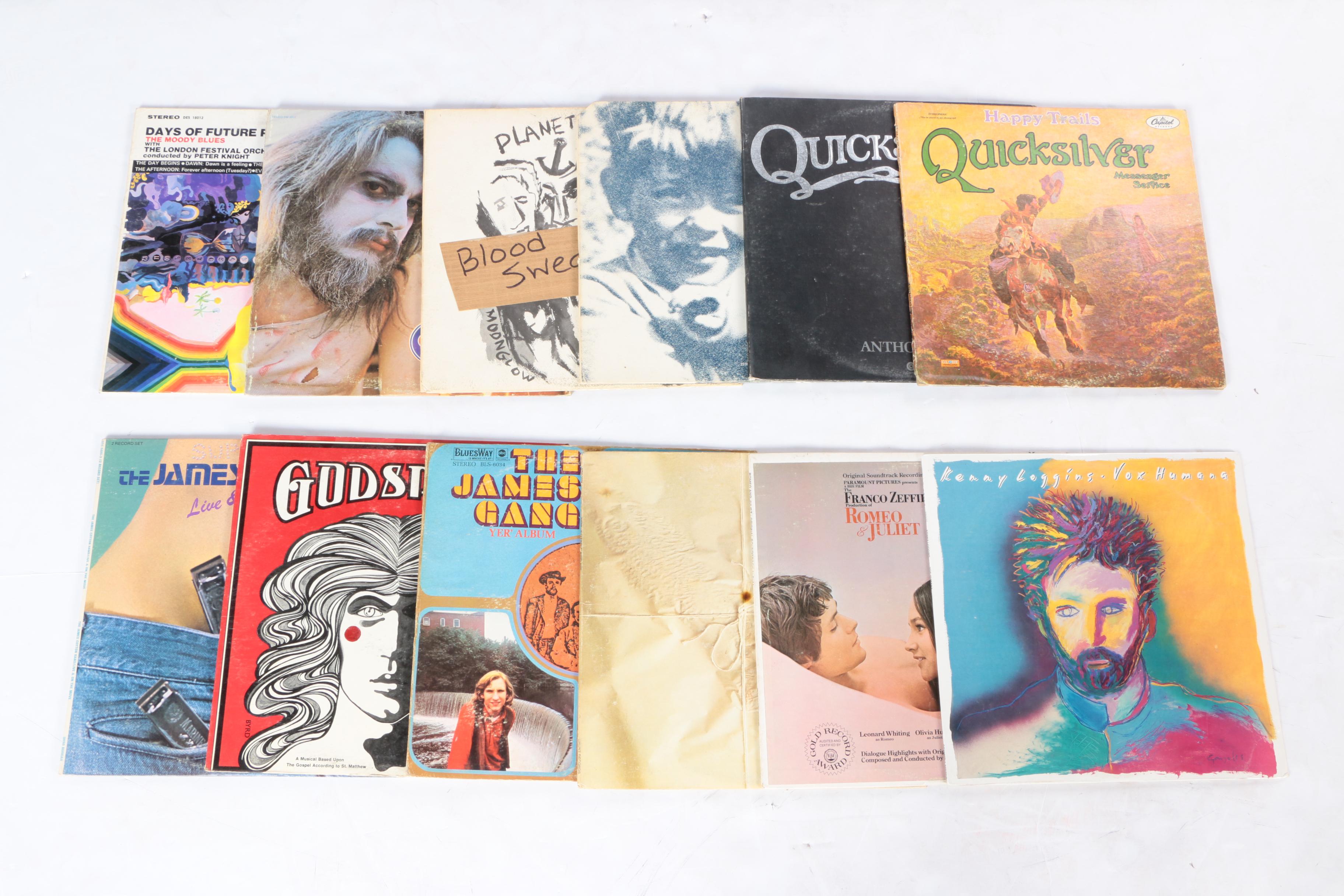 Led Zeppelin, Santana, James Gang and Other Rock and Soundtrack LPs