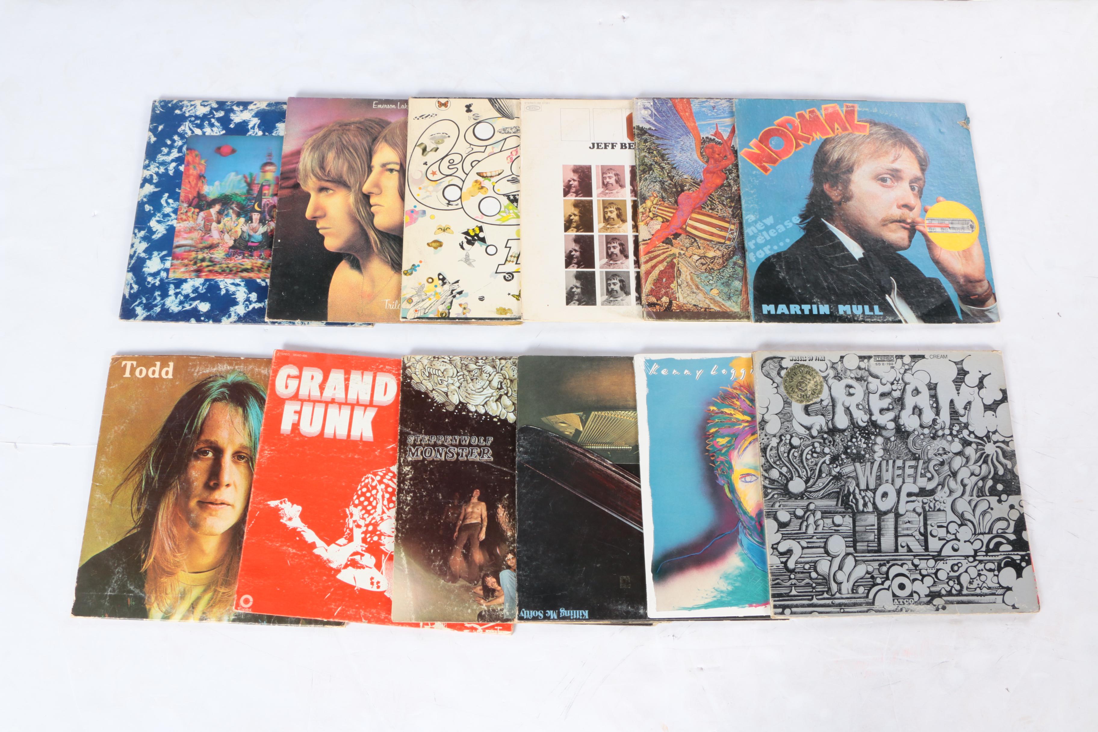 Led Zeppelin, Santana, James Gang and Other Rock and Soundtrack LPs