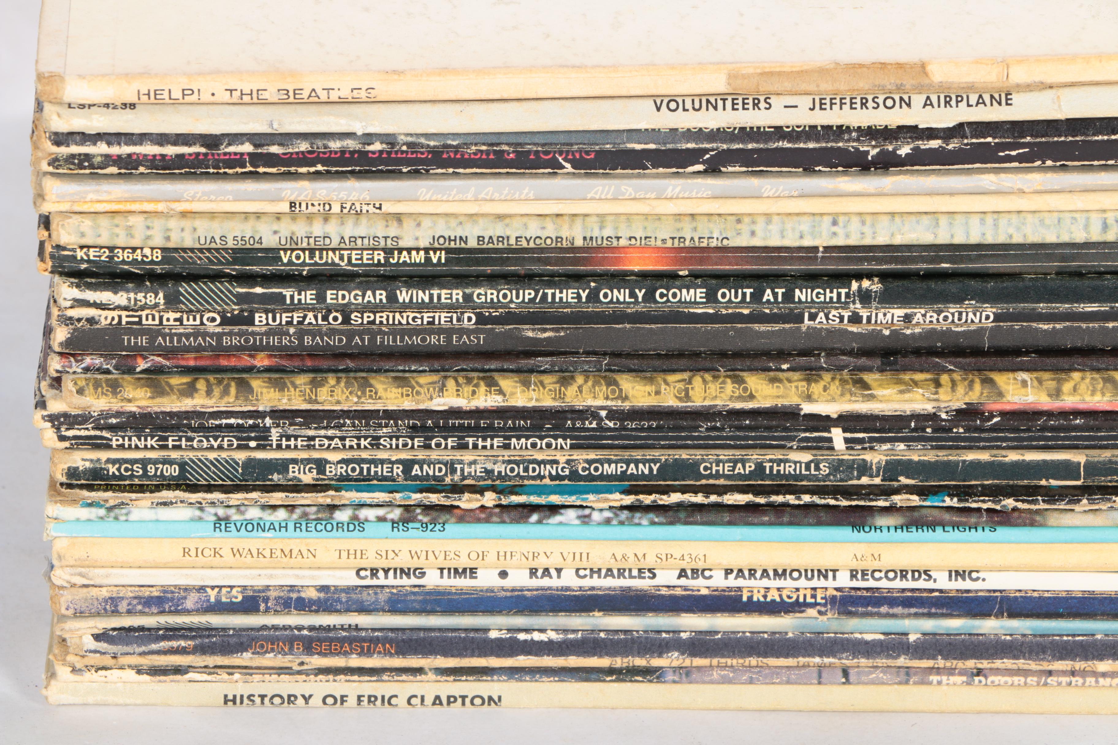 Beatles, Pink Floyd, Aerosmith and Other Classic Rock LPs