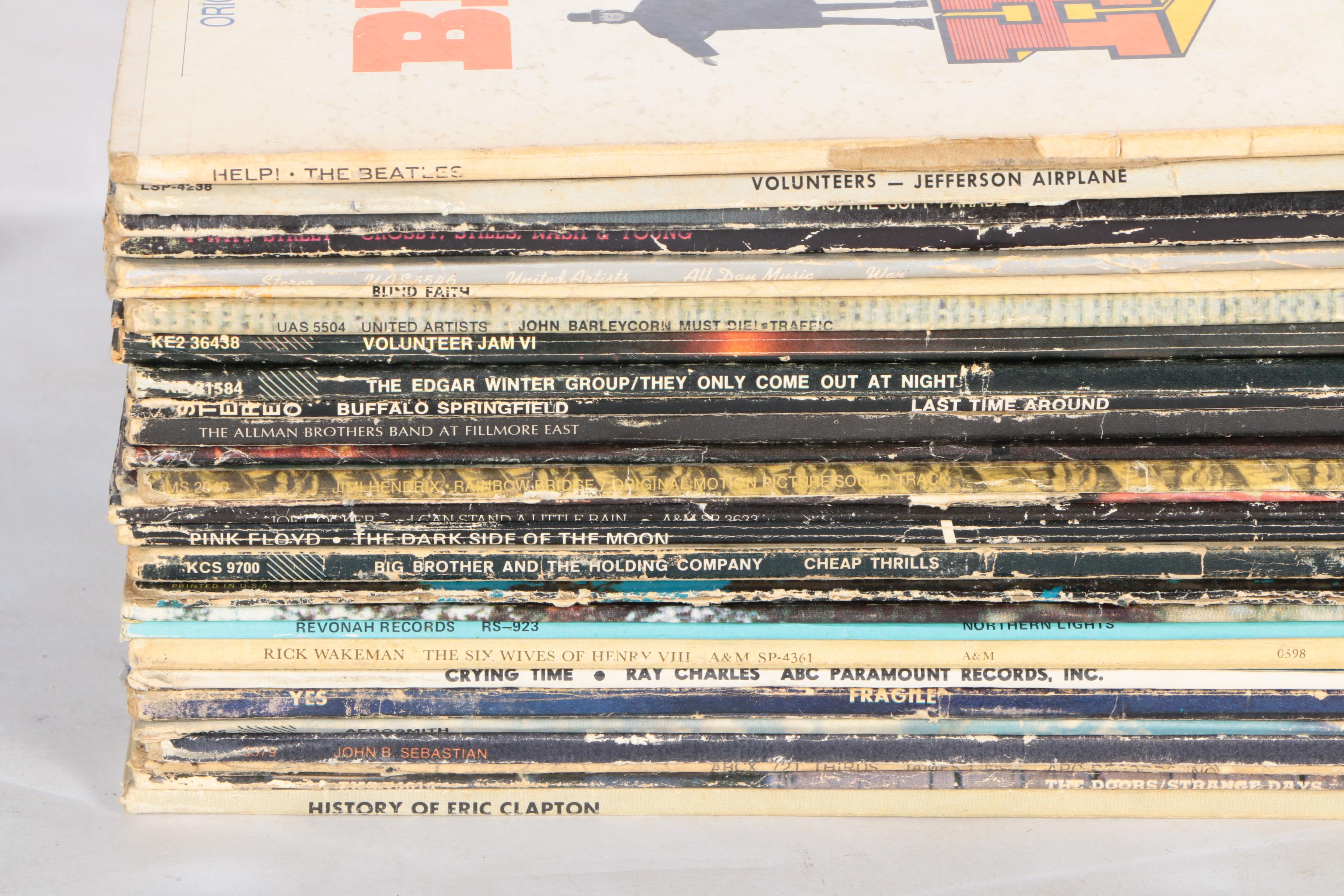 Beatles, Pink Floyd, Aerosmith and Other Classic Rock LPs