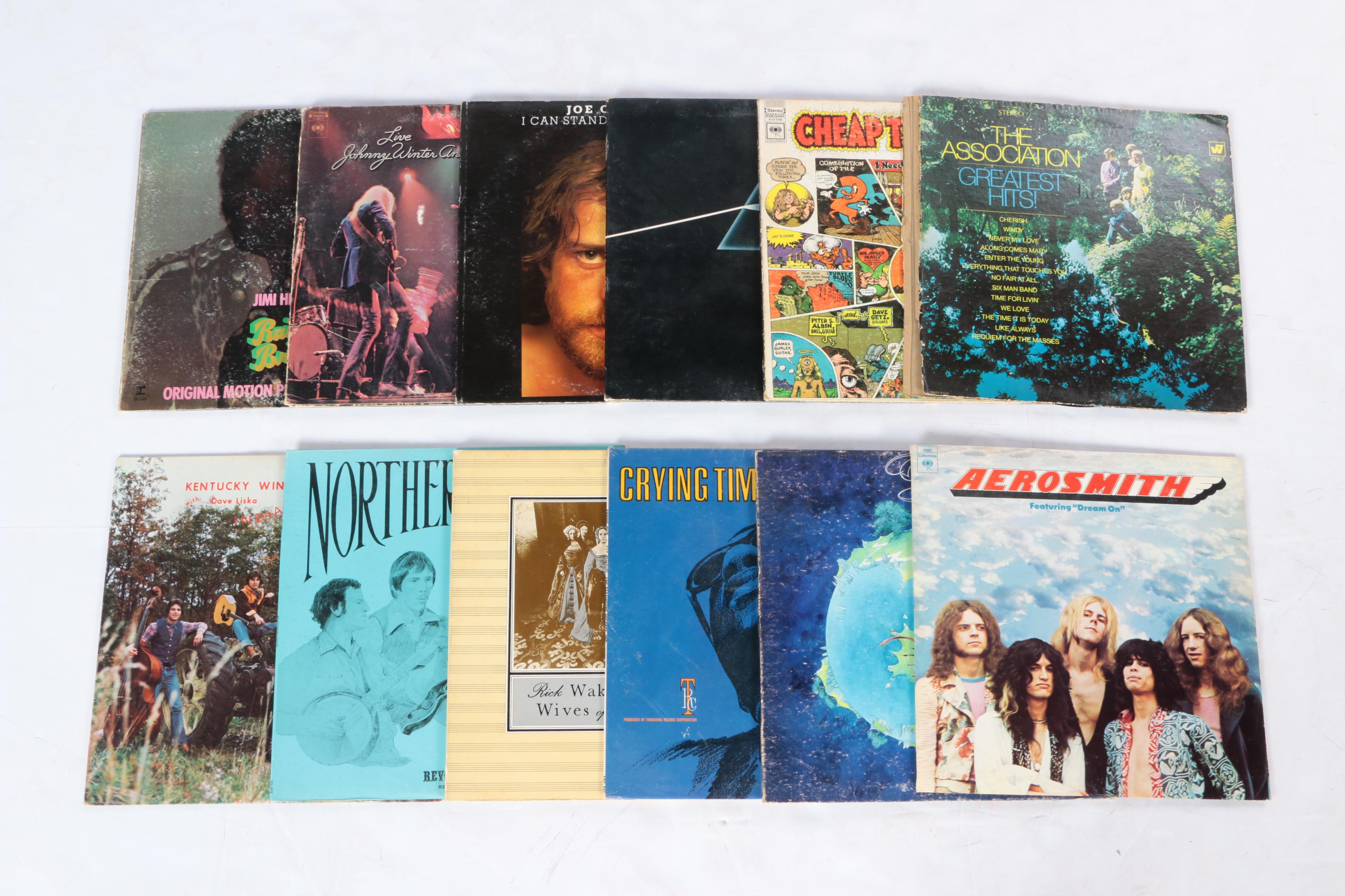 Beatles, Pink Floyd, Aerosmith and Other Classic Rock LPs