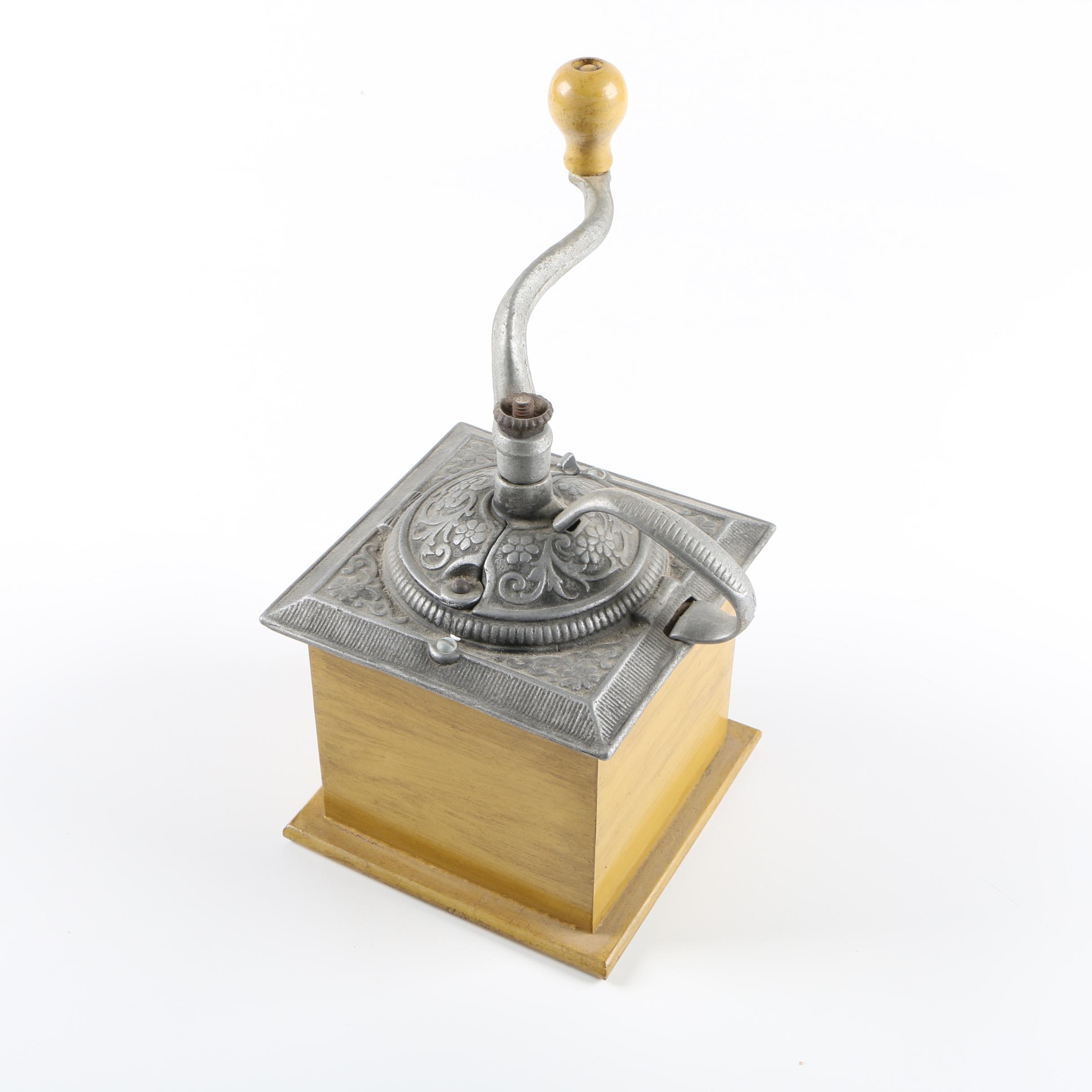 Coffee Grinder and Floral Picture Frames including  Burnes of Boston