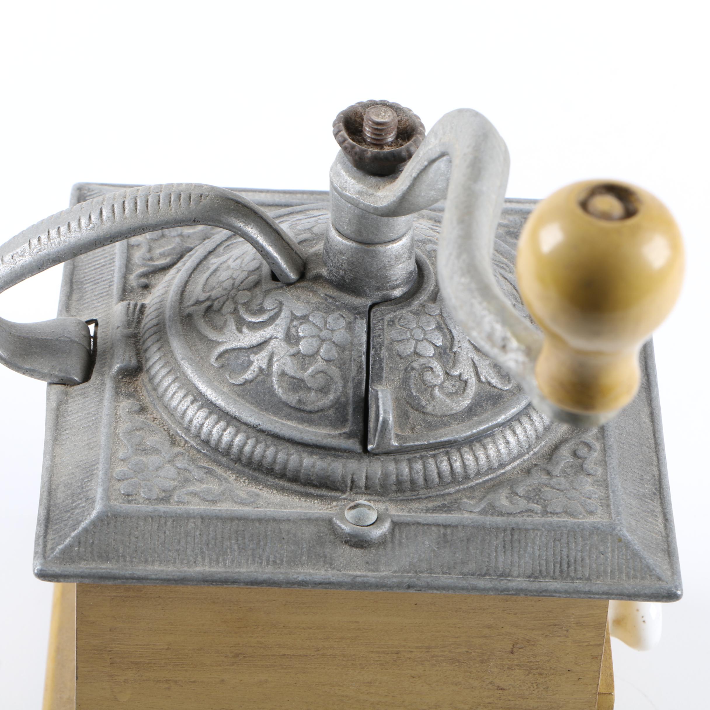 Coffee Grinder and Floral Picture Frames including  Burnes of Boston