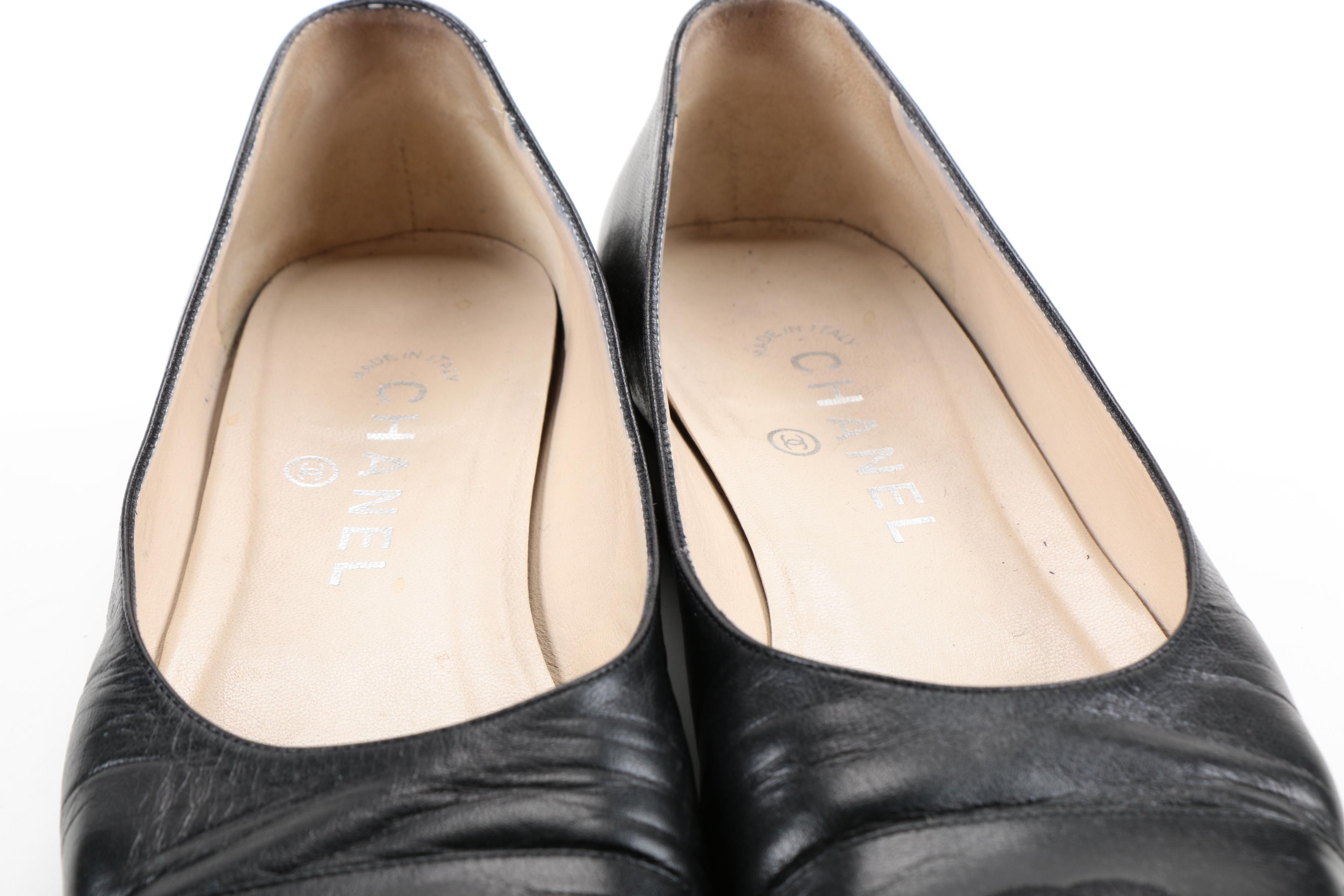 Chanel Leather Ballet Shoes