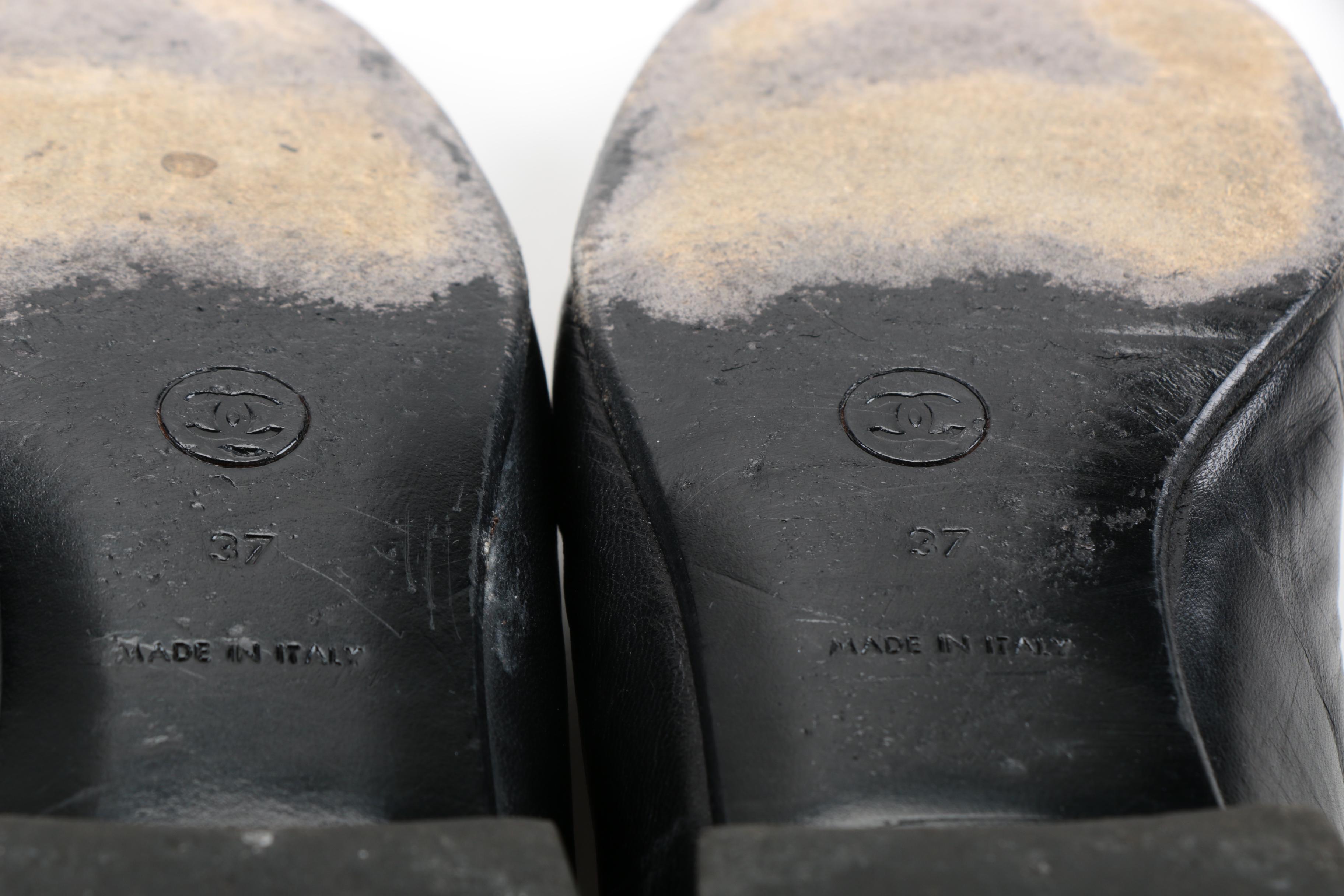 Chanel Leather Ballet Shoes