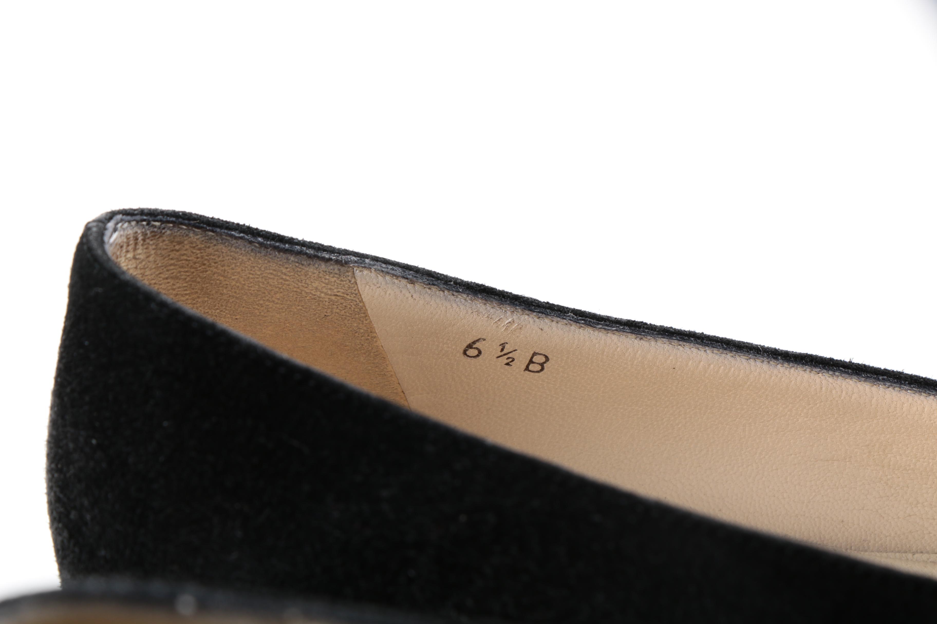 Chanel Suede and Patent Leather Ballet Flats