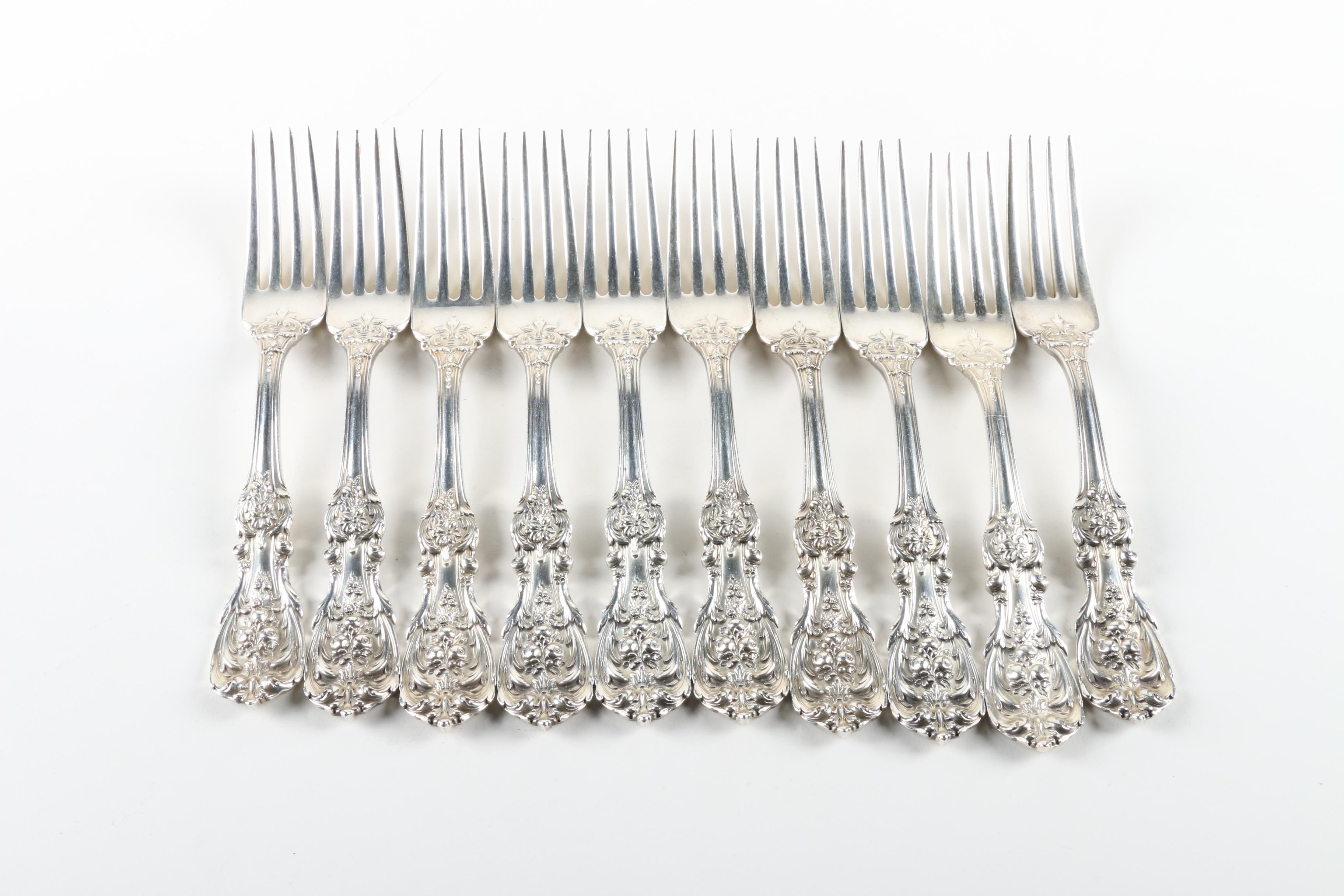 Reed and Barton "Francis I" Sterling Silver Flatware Set