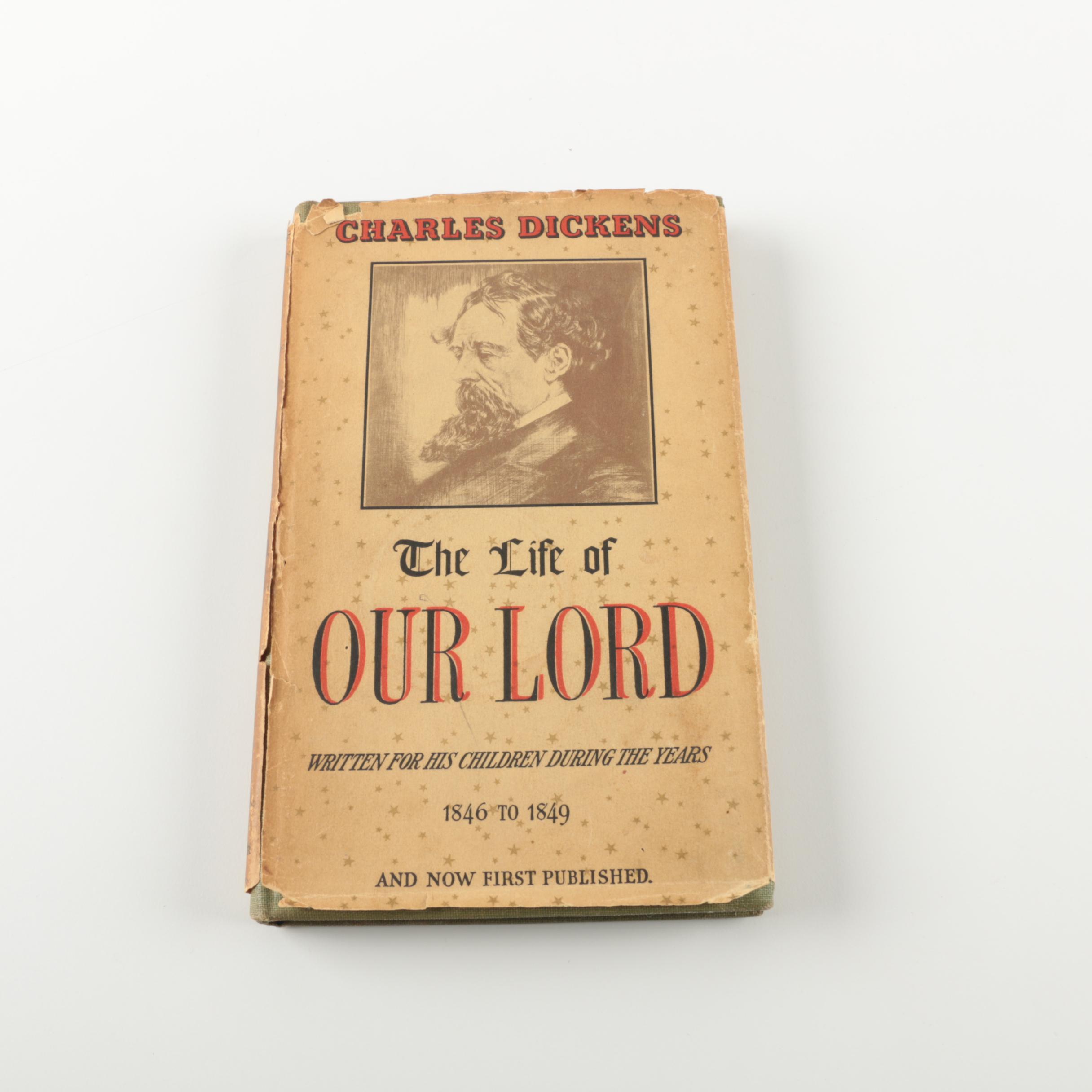 1934 First American Edition "The Life of Our Lord" by Charles Dickens