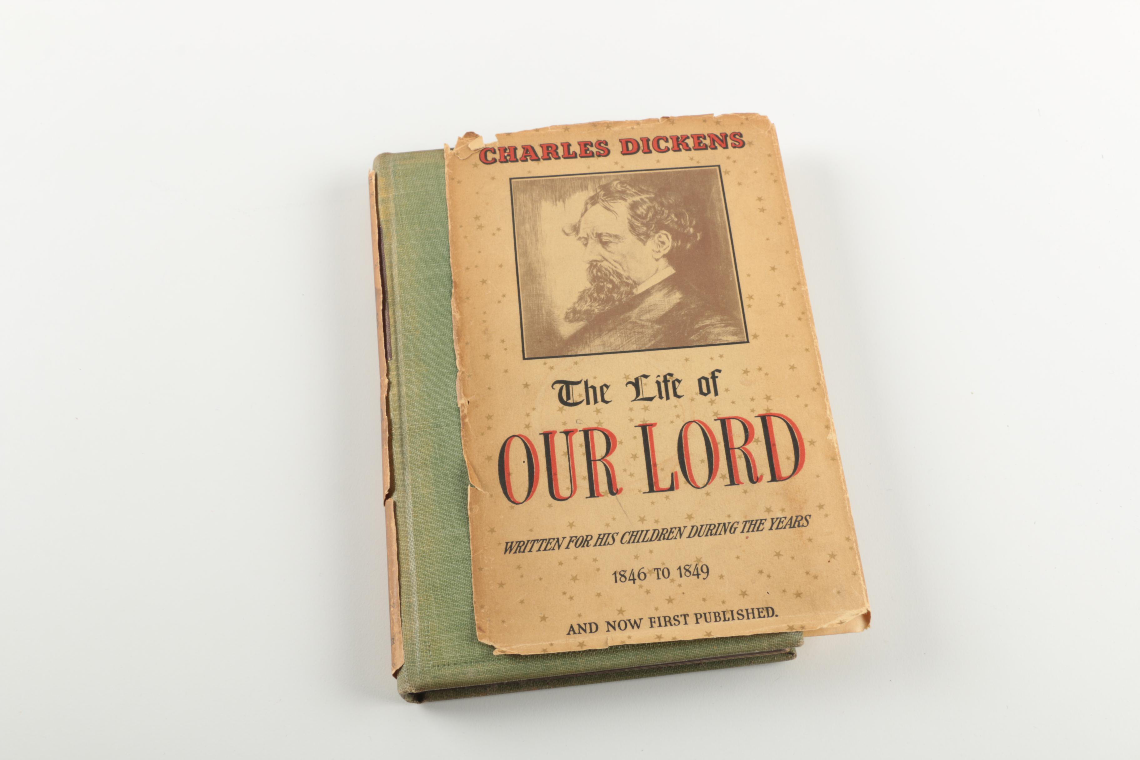 1934 First American Edition "The Life of Our Lord" by Charles Dickens