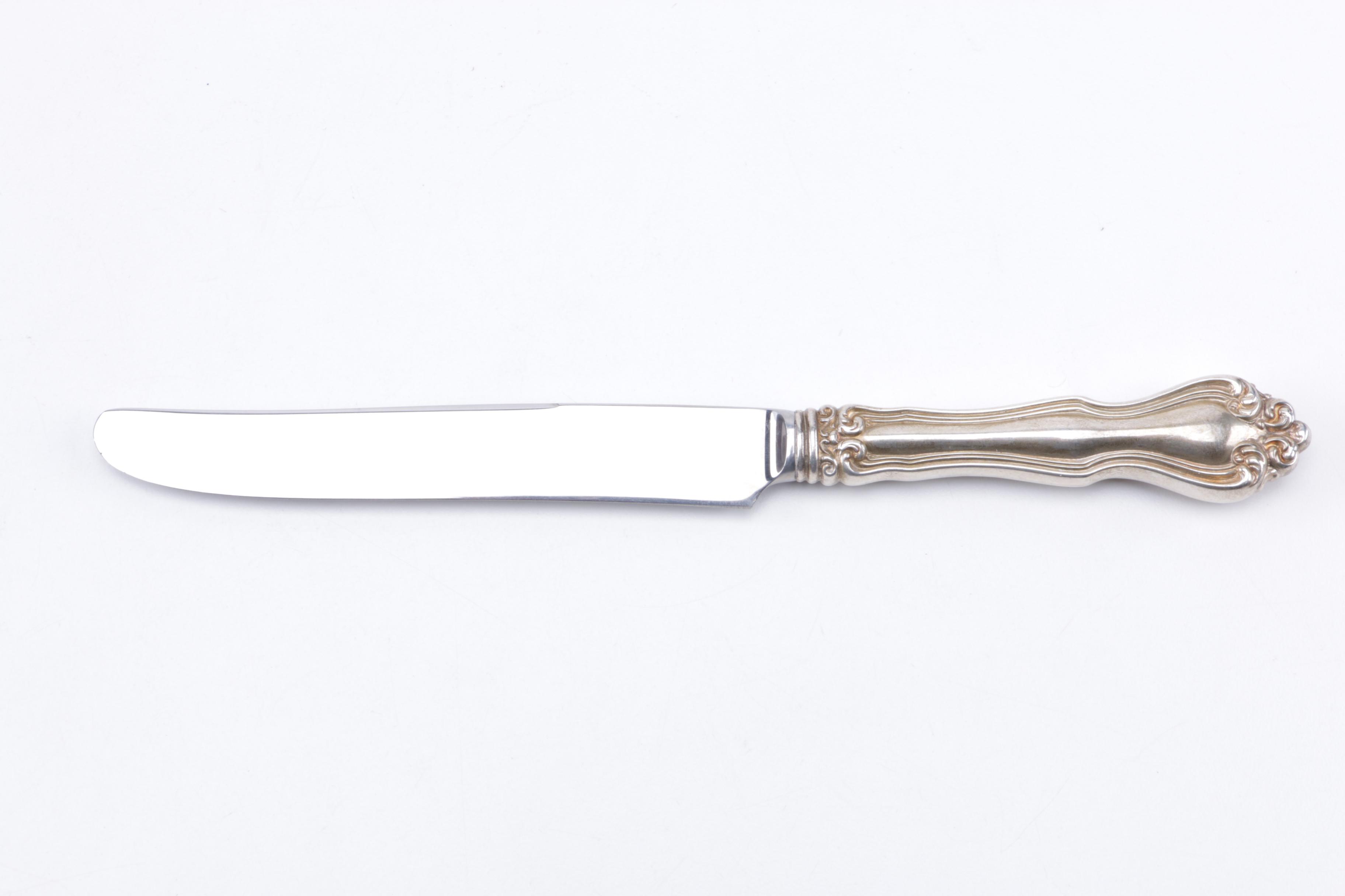 Westmorland "George & Martha" Sterling Silver Flatware Set for Twelve