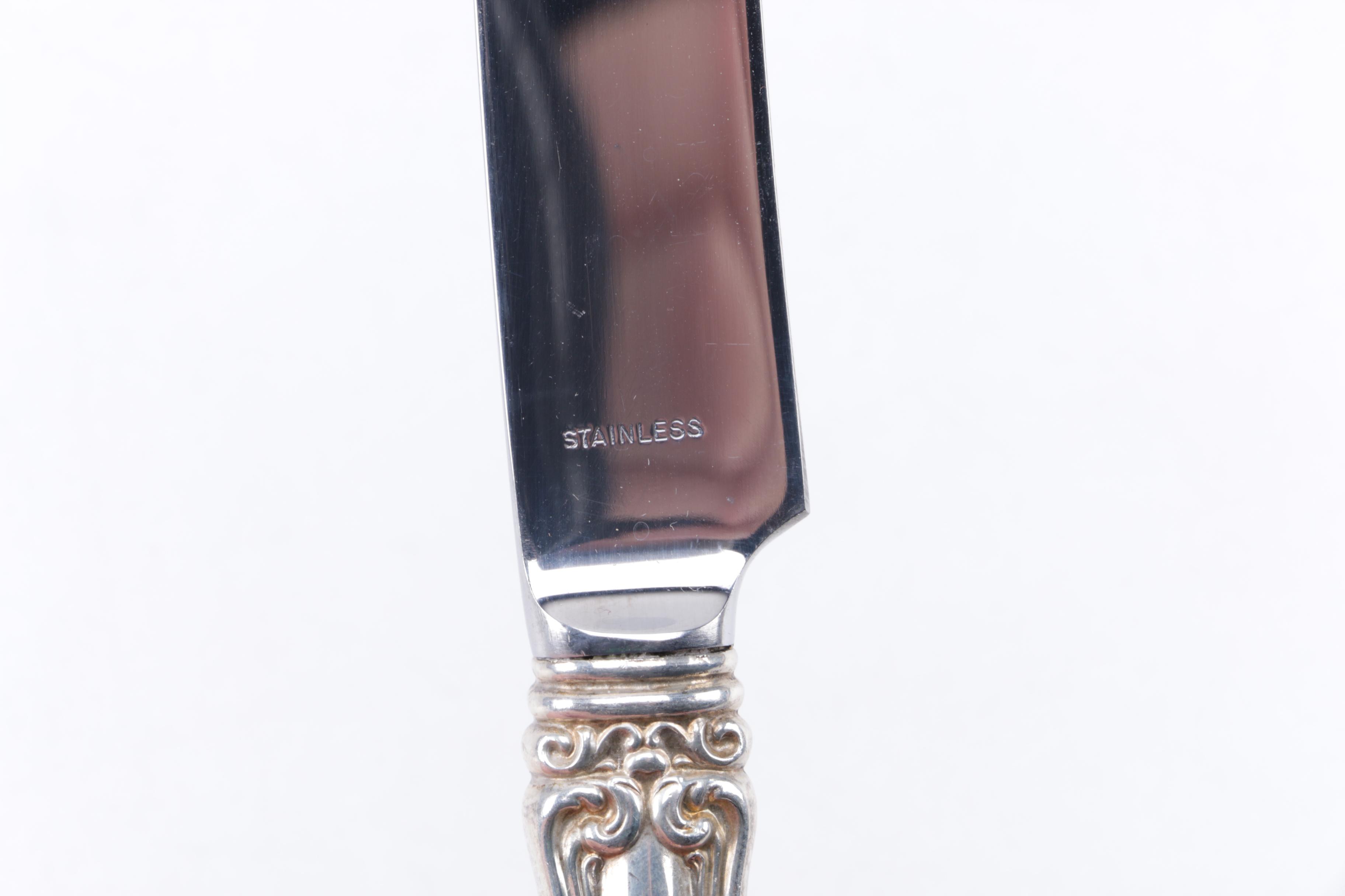 Westmorland "George & Martha" Sterling Silver Flatware Set for Twelve