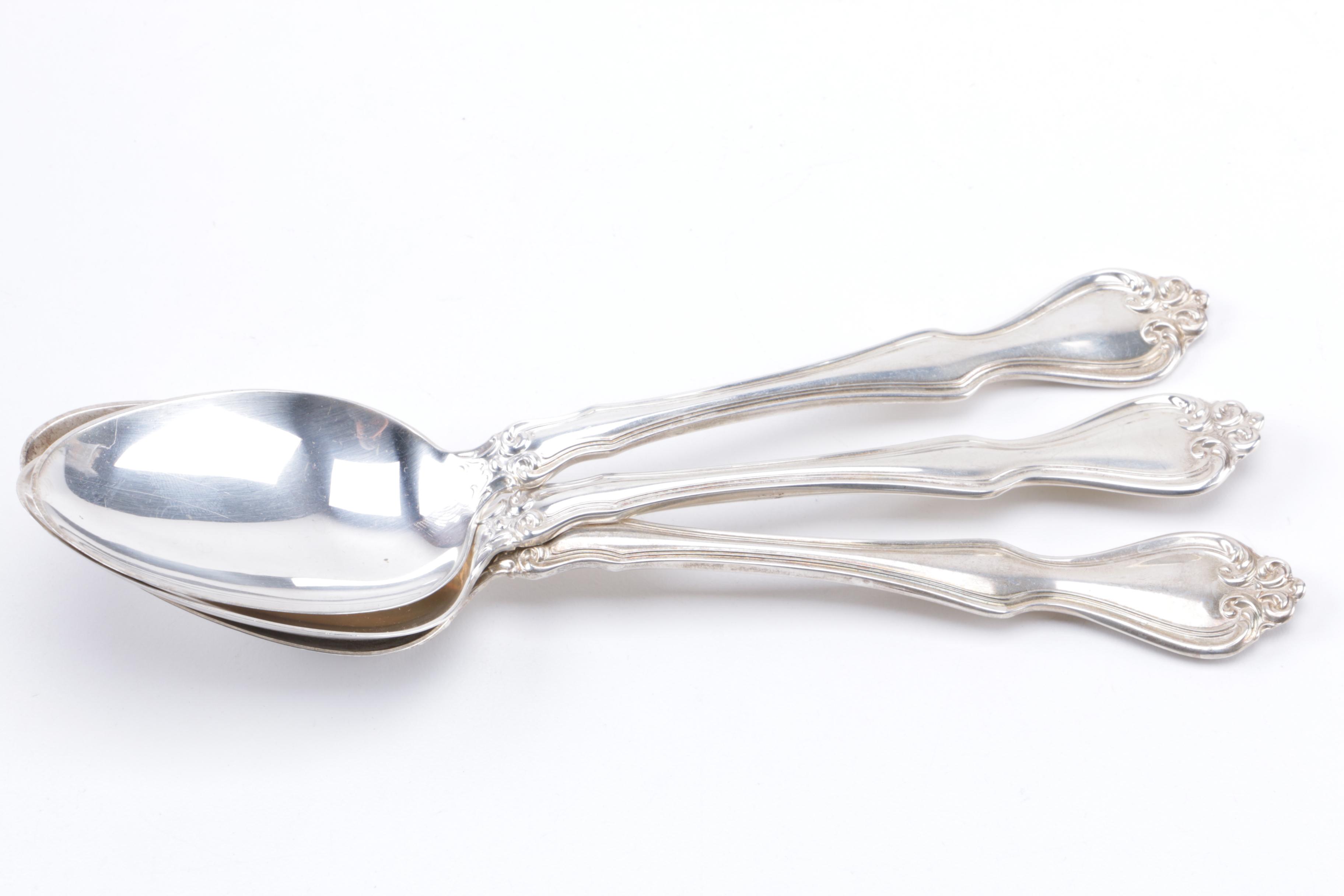 Westmorland "George & Martha" Sterling Silver Flatware Set for Twelve