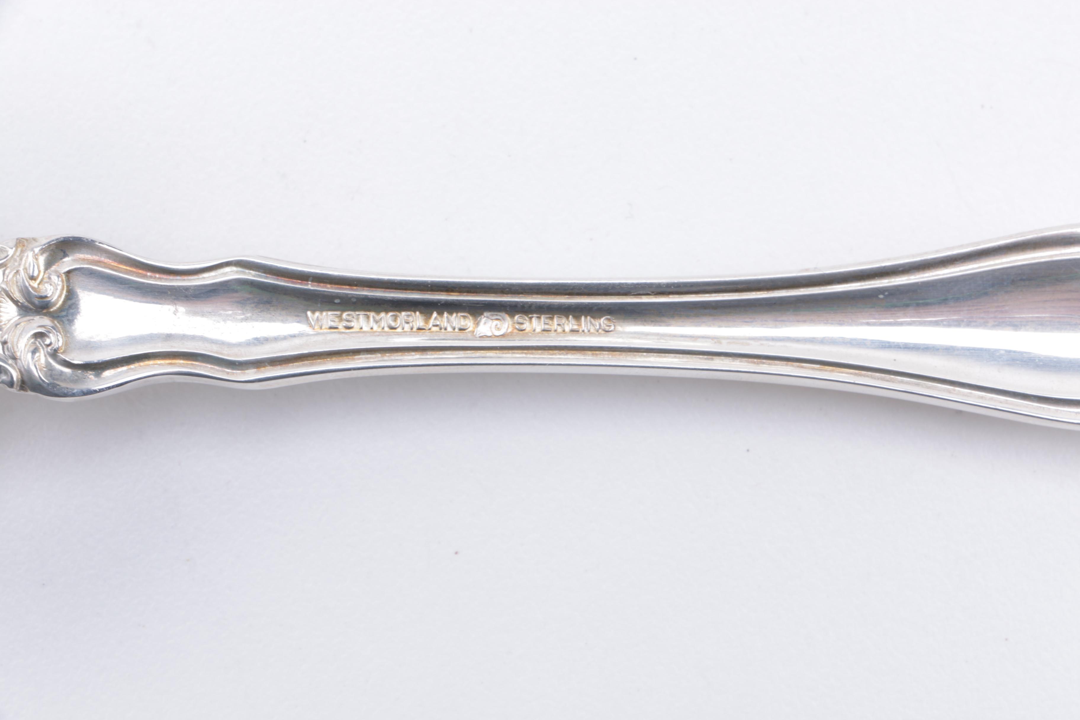 Westmorland "George & Martha" Sterling Silver Flatware Set for Twelve