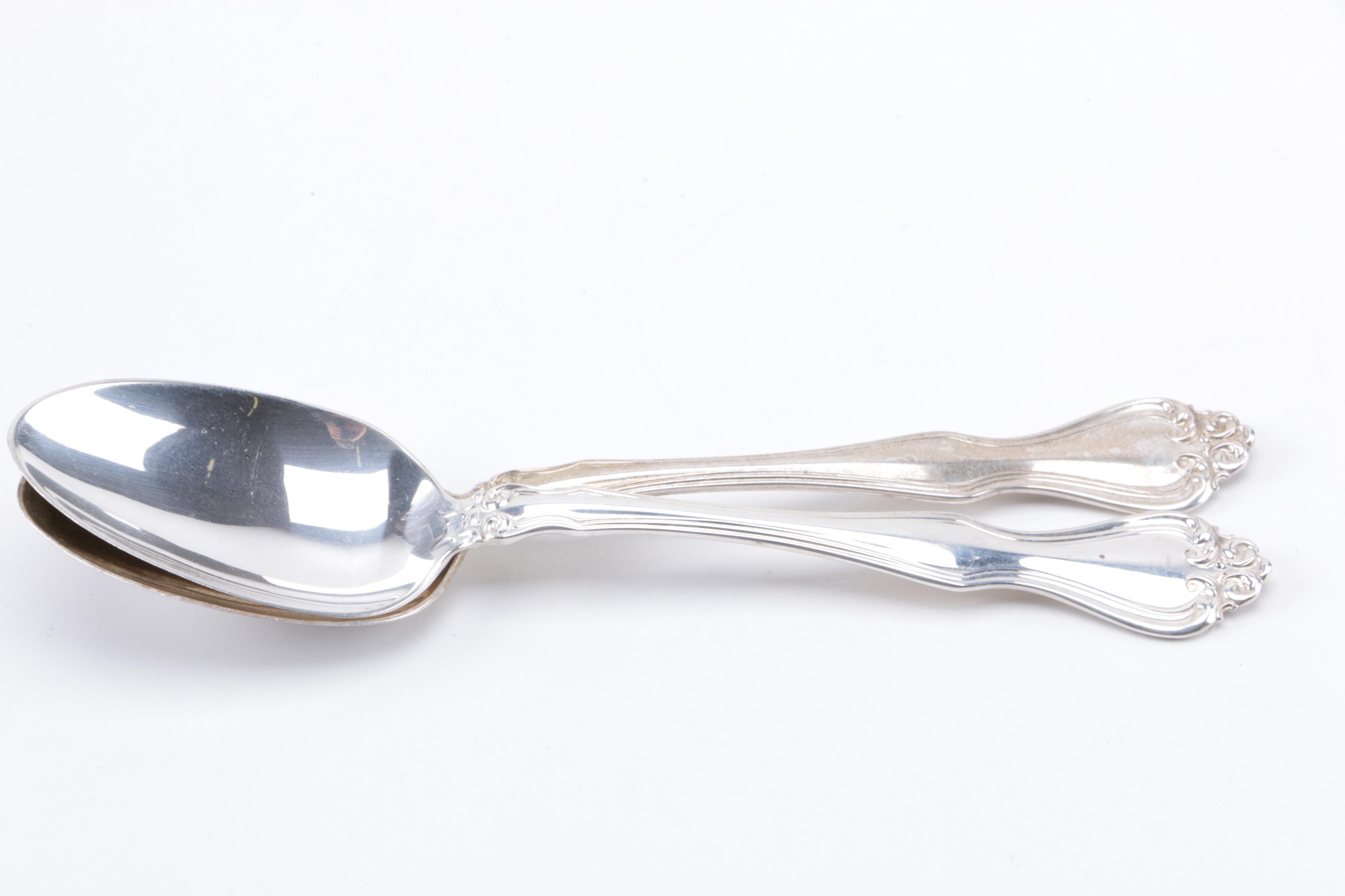 Westmorland "George & Martha" Sterling Silver Flatware Set for Twelve