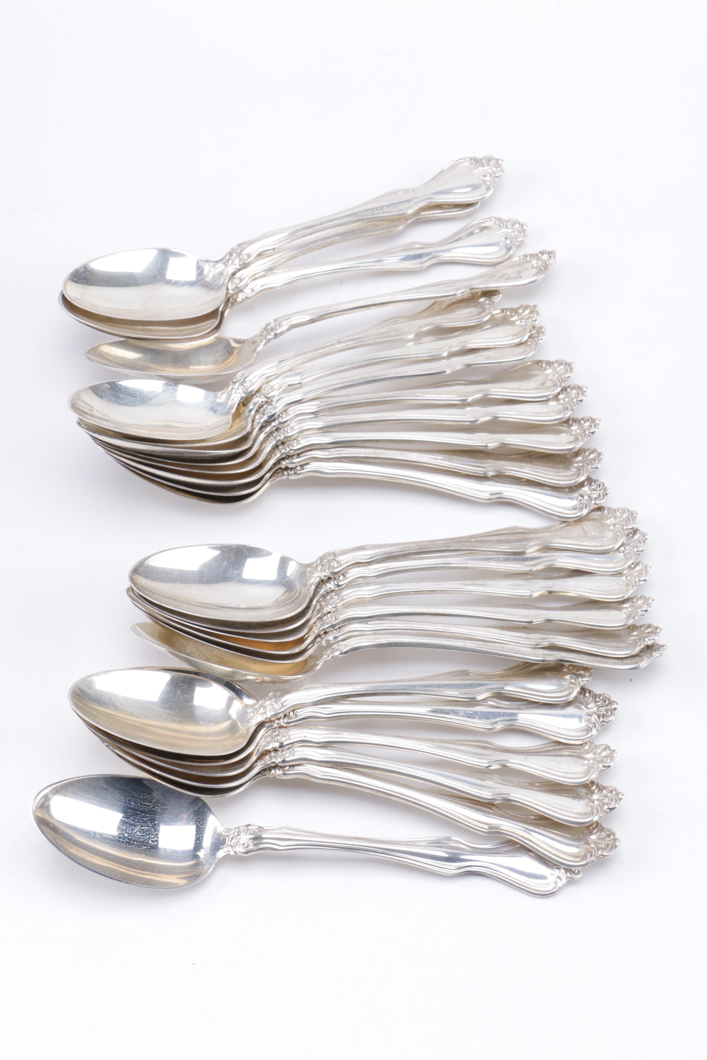 Westmorland "George & Martha" Sterling Silver Flatware Set for Twelve