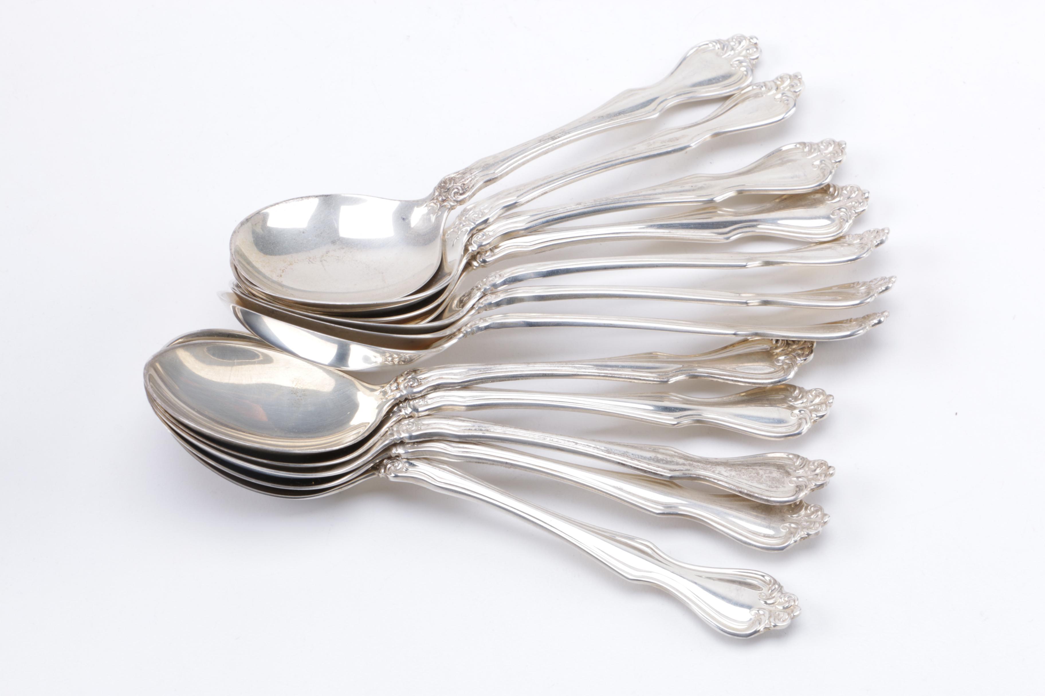 Westmorland "George & Martha" Sterling Silver Flatware Set for Twelve