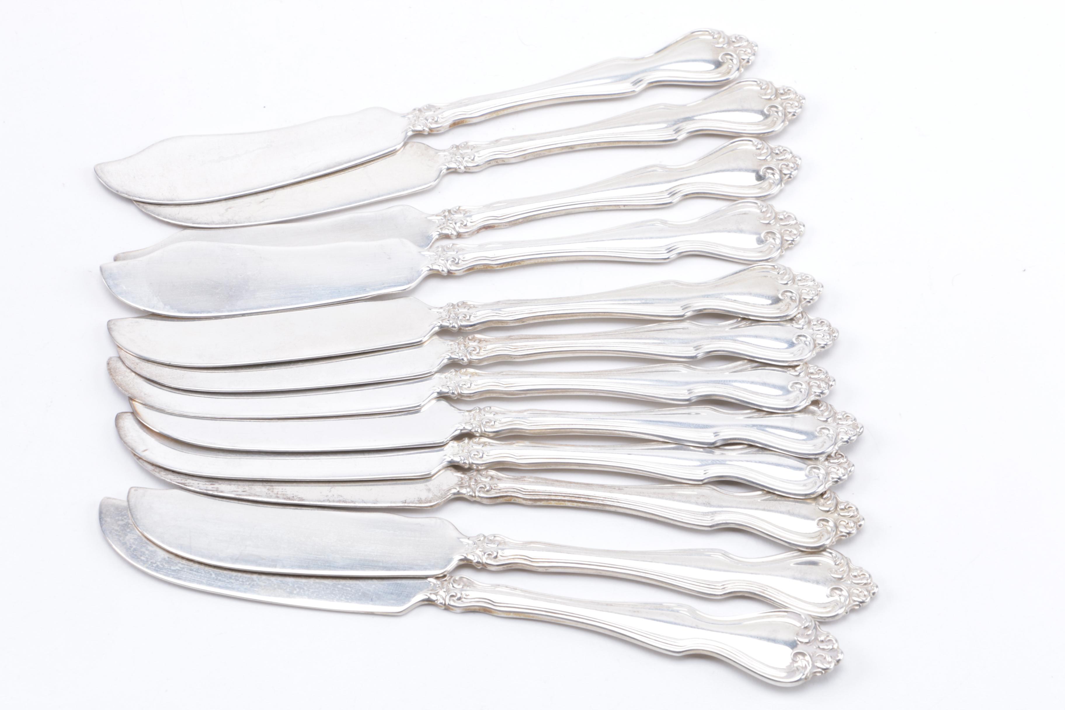 Westmorland "George & Martha" Sterling Silver Flatware Set for Twelve