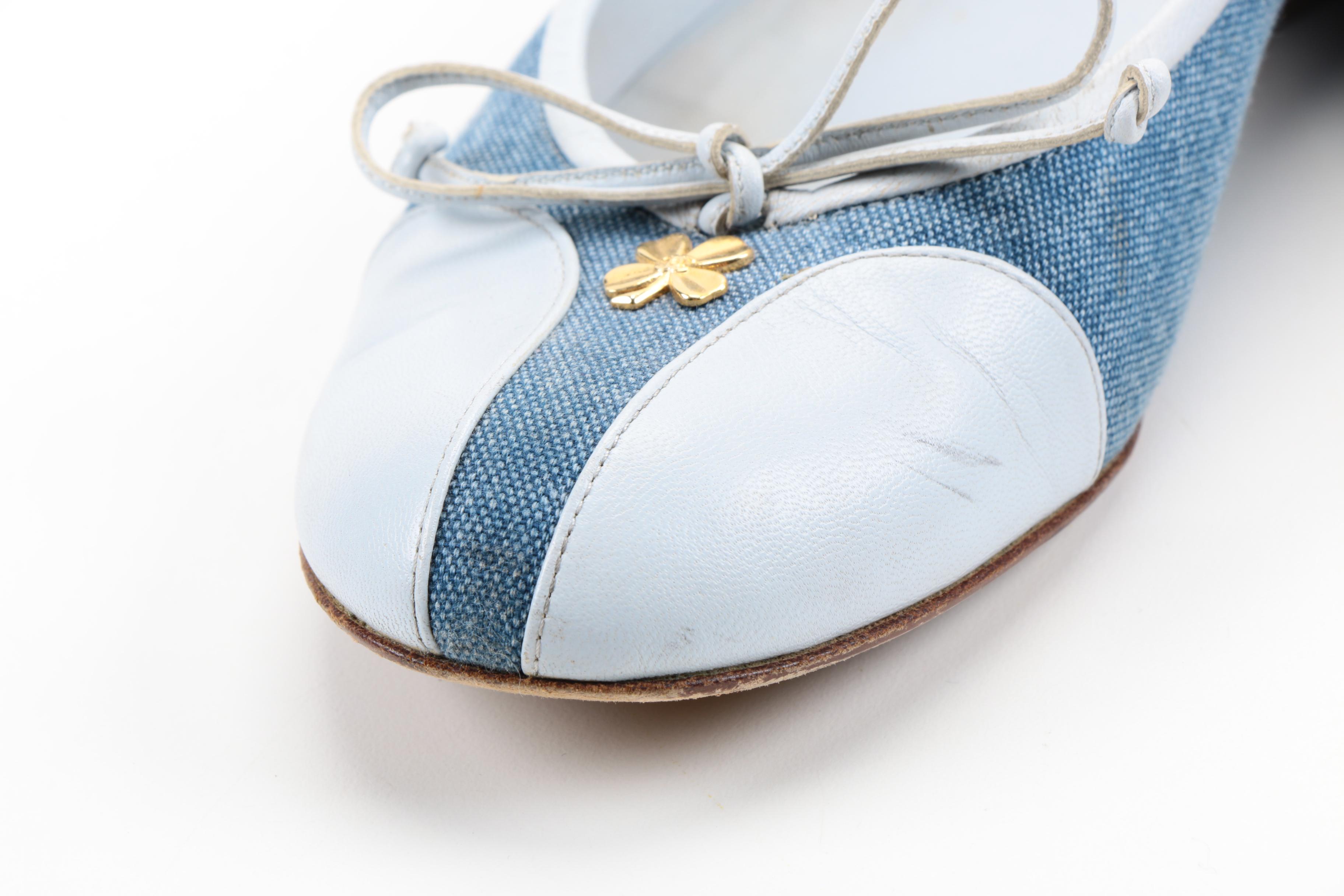 Chanel Four Leaf Clover Ballet Flats