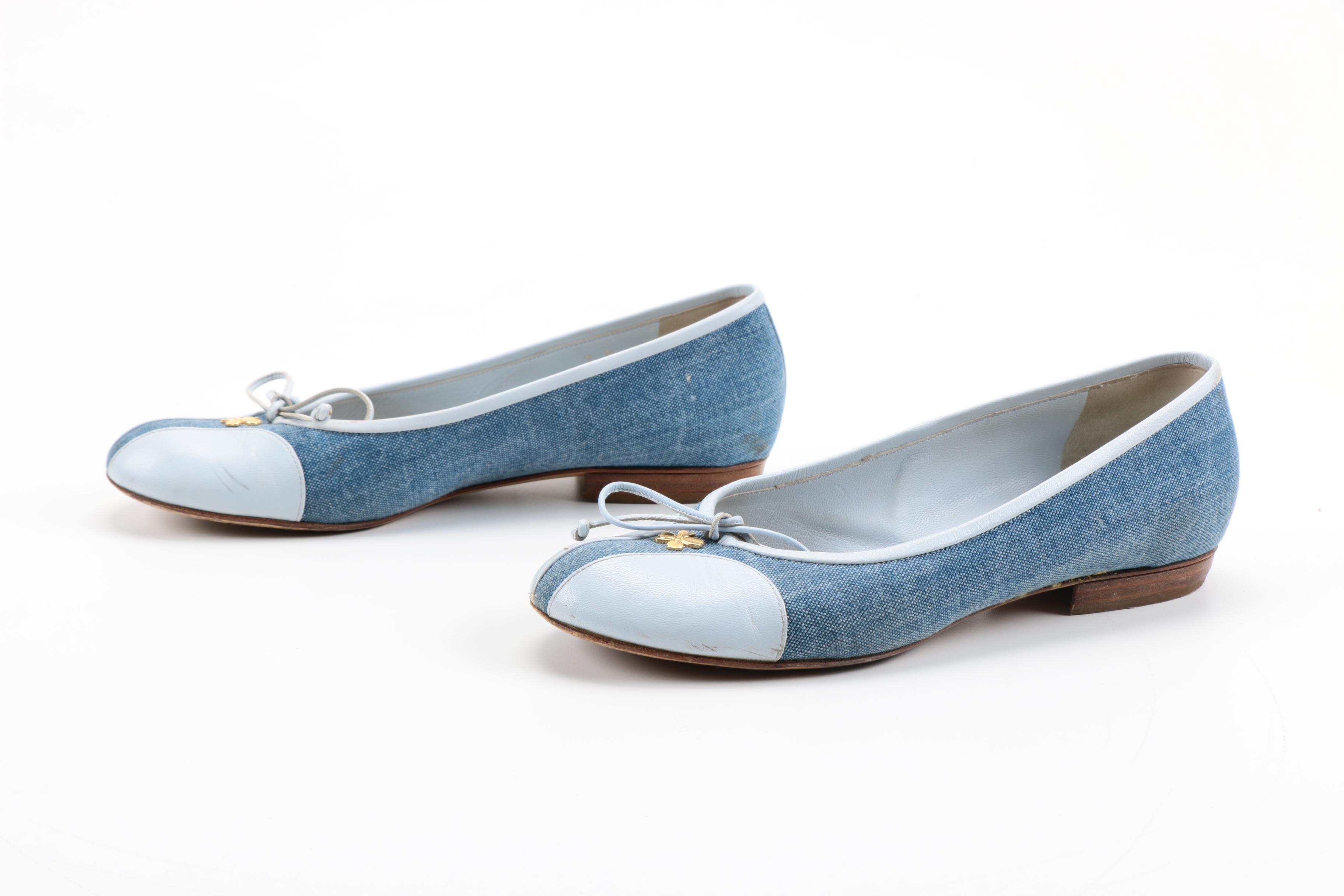 Chanel Four Leaf Clover Ballet Flats