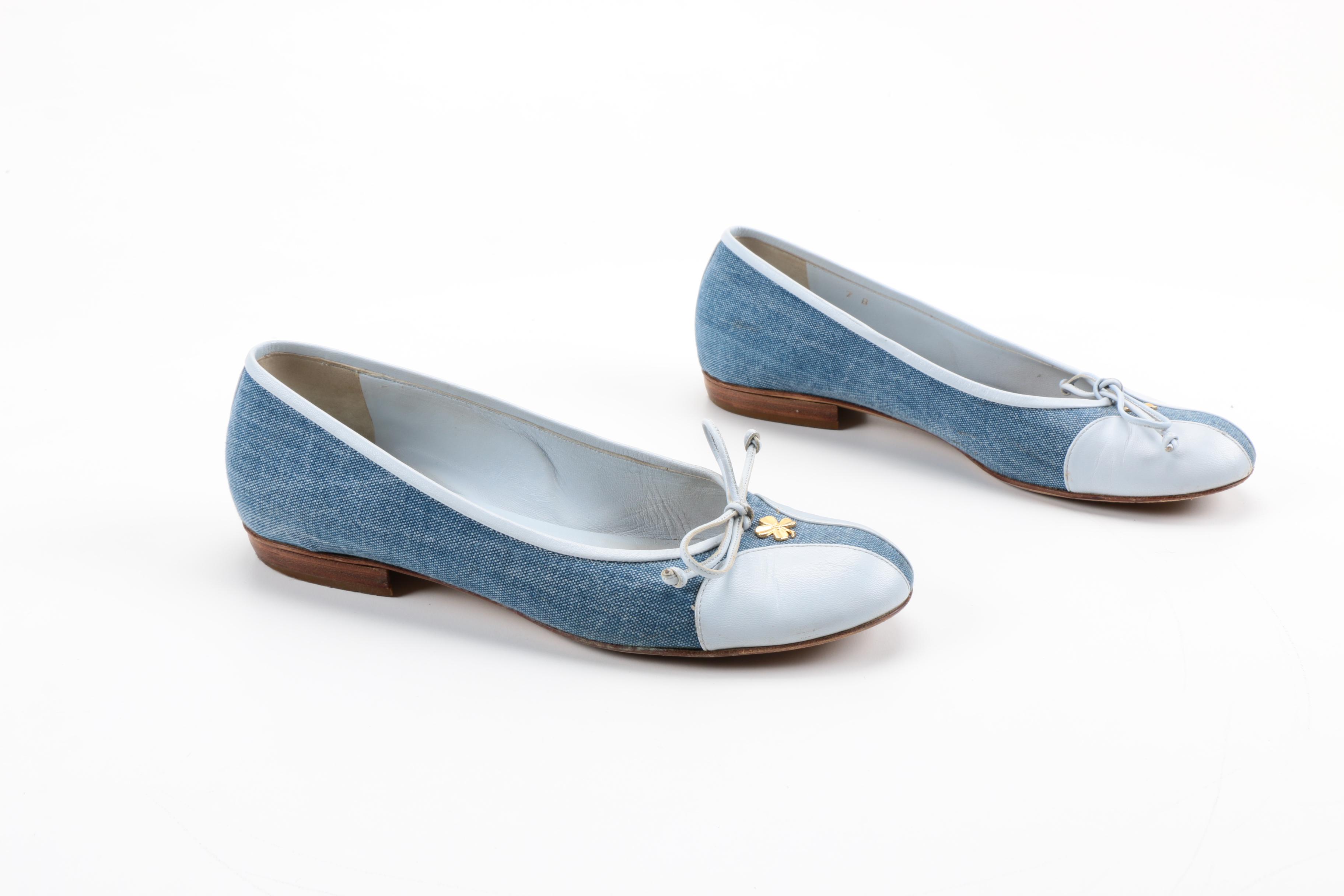 Chanel Four Leaf Clover Ballet Flats