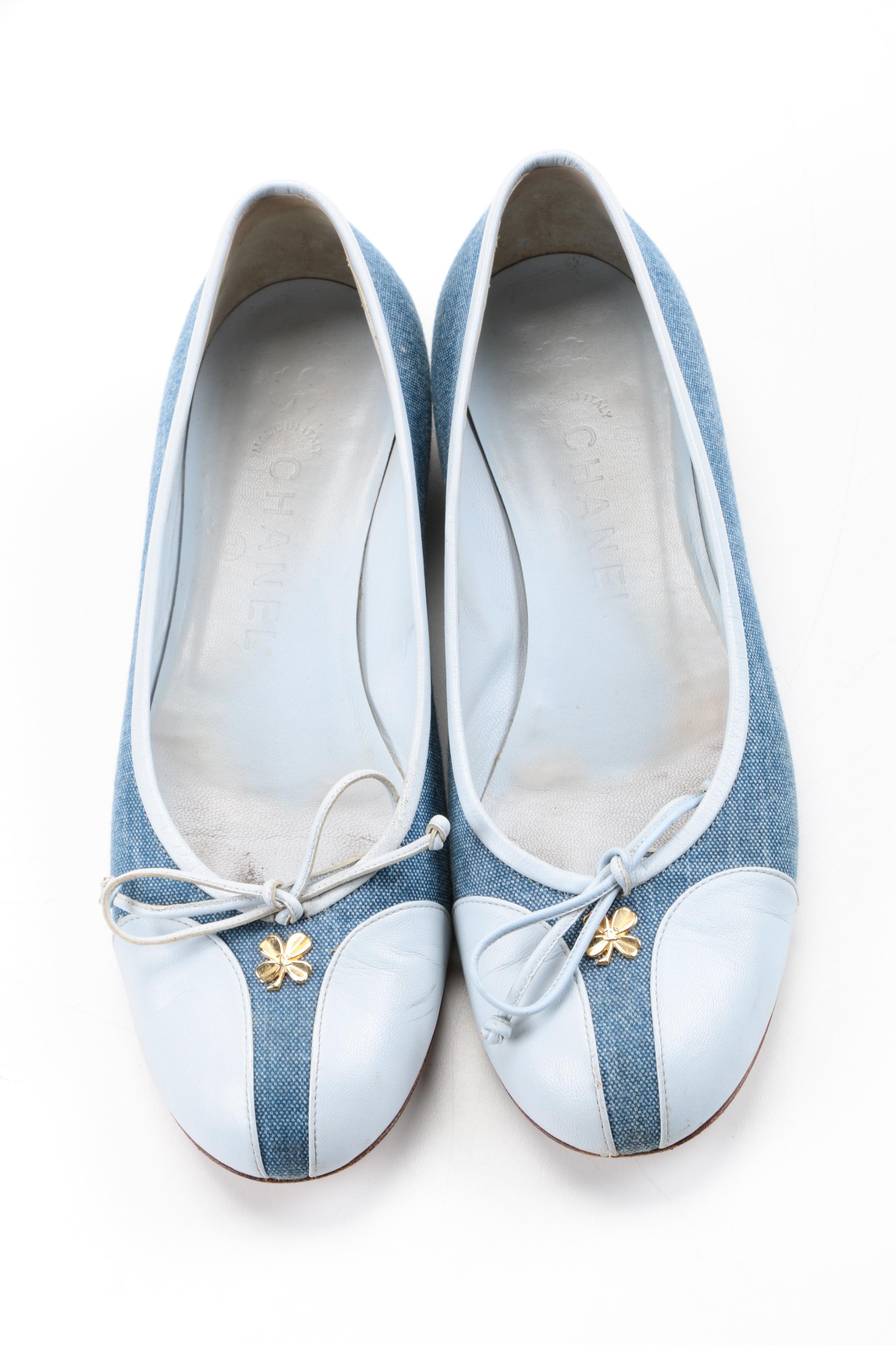 Chanel Four Leaf Clover Ballet Flats