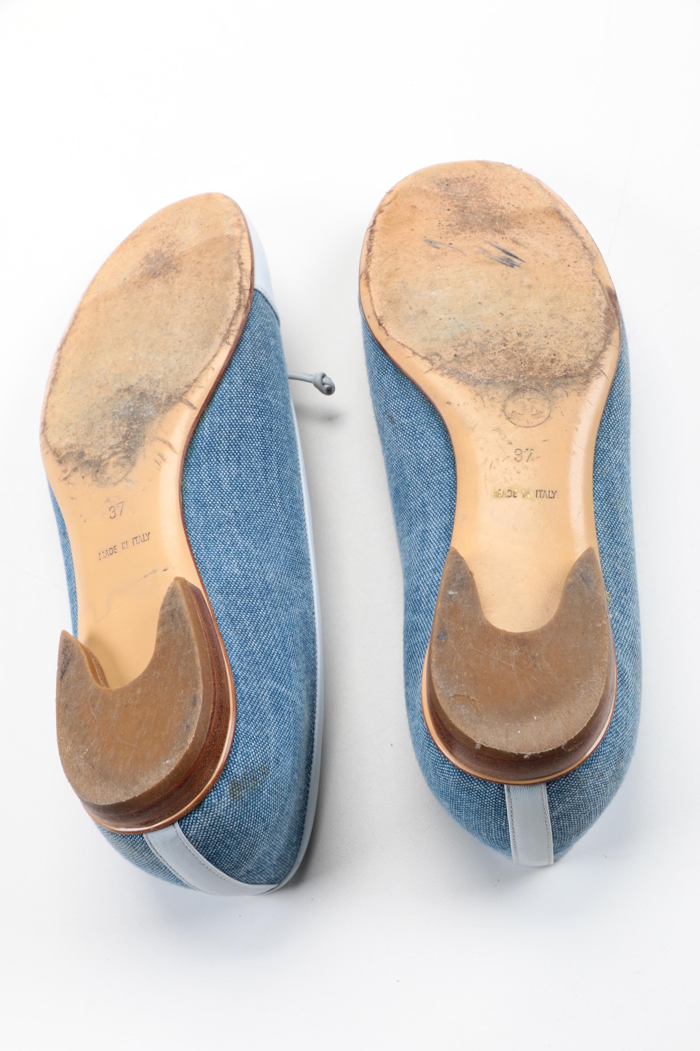 Chanel Four Leaf Clover Ballet Flats