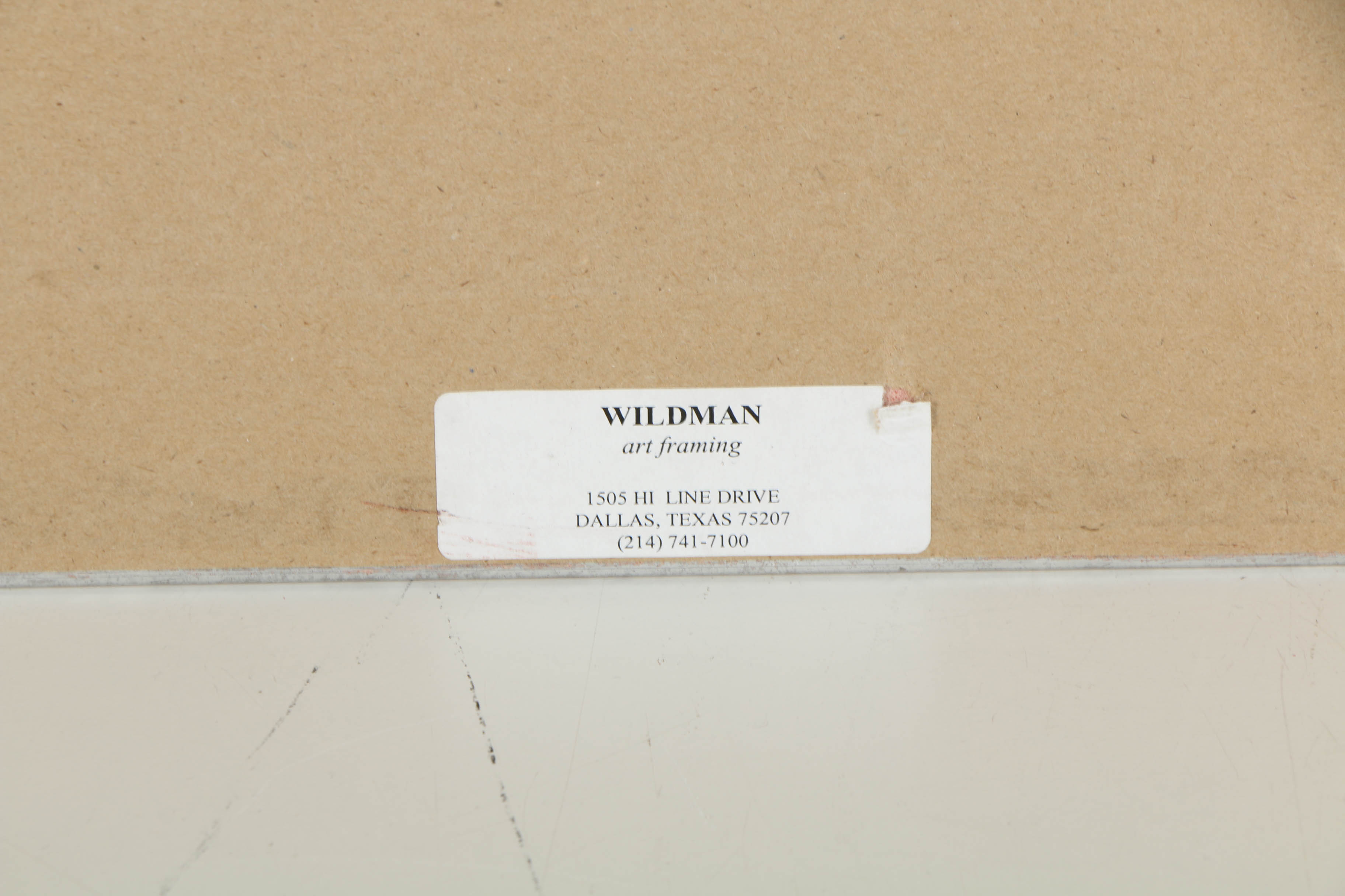 Jacques Lemy Mixed Media Collage on Board of Bamboo