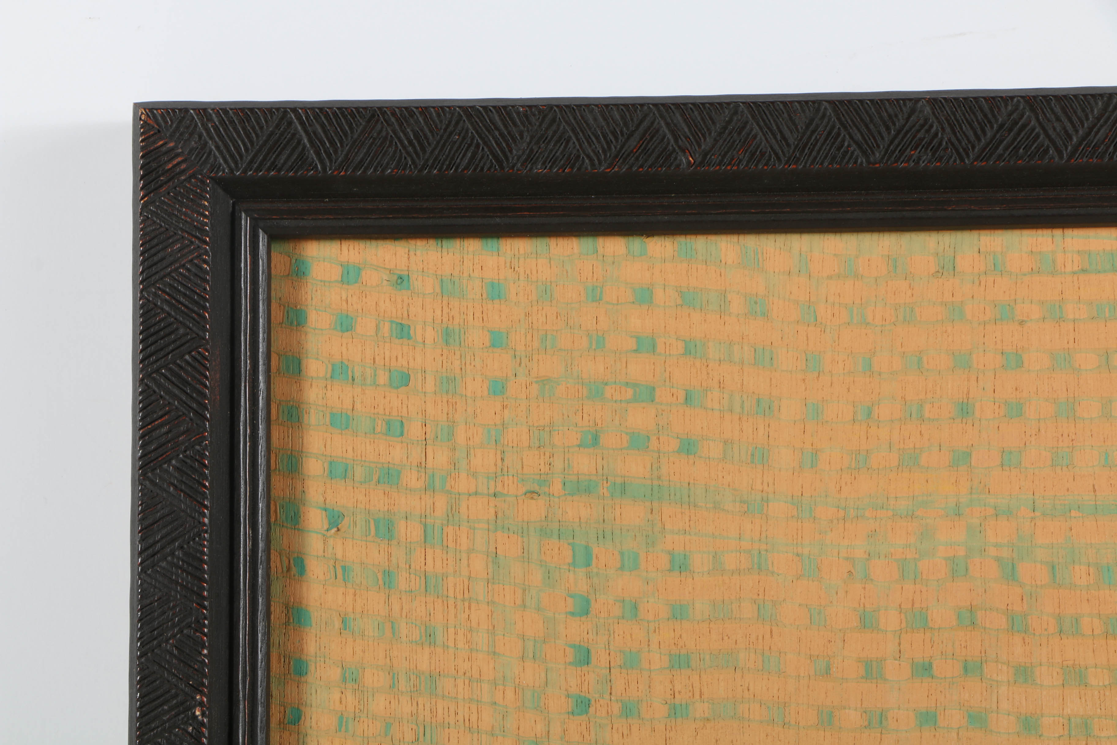 Jacques Lamy Mixed Media Composition on Board of a Forested Landscape