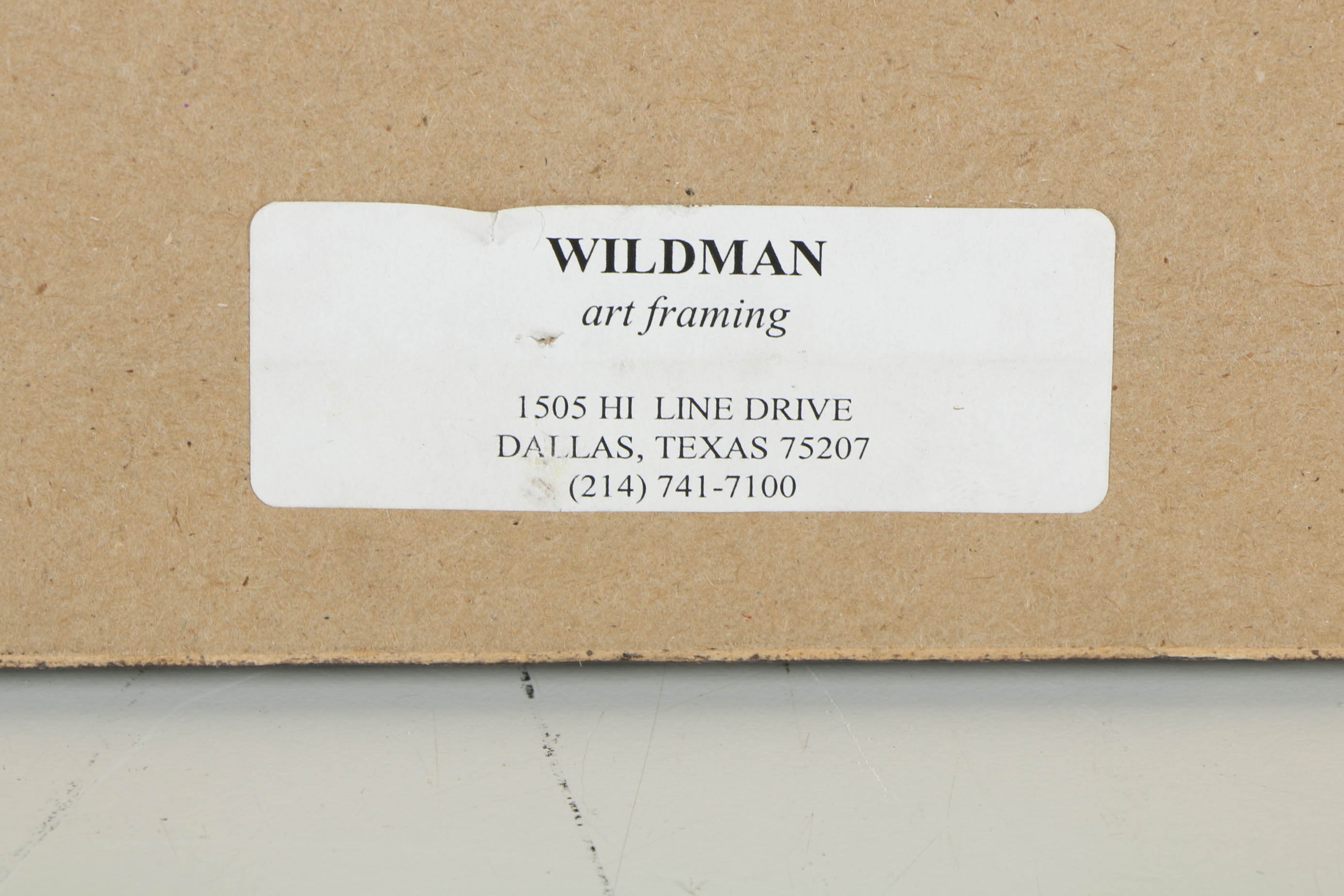 Jacques Lamy Mixed Media Composition on Board of a Forested Landscape