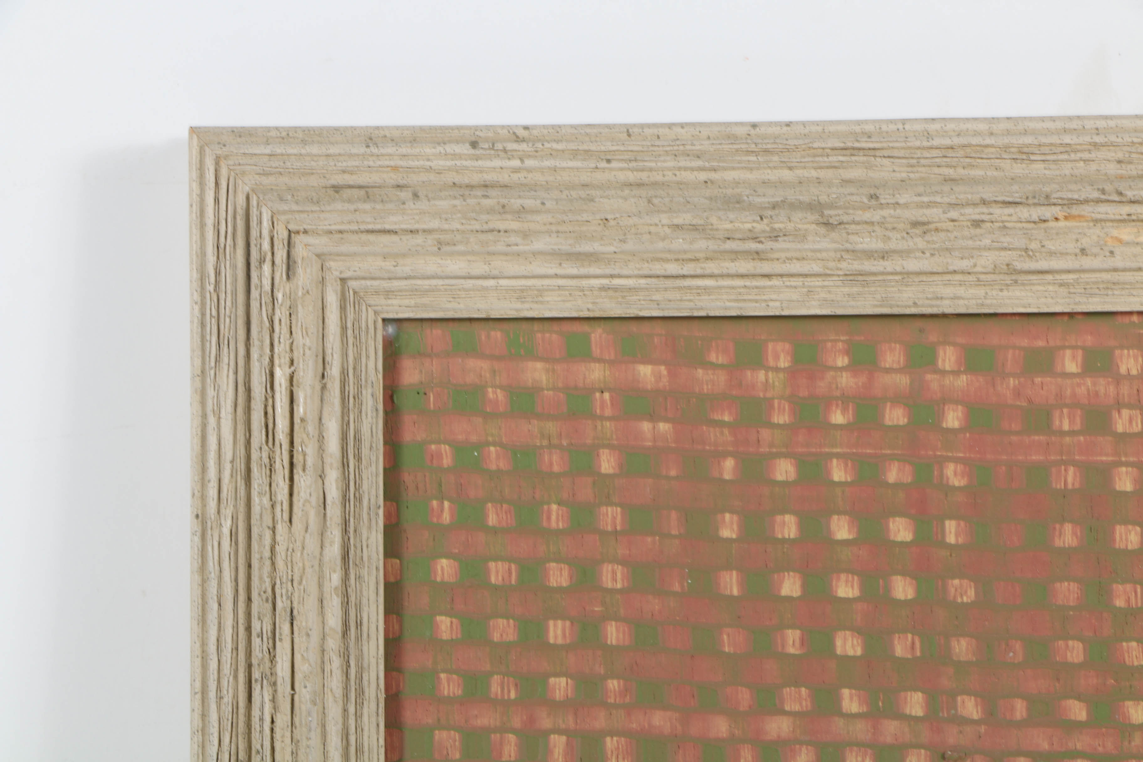 Jacques Lamy Mixed Media Painting on Board of Rural Scene