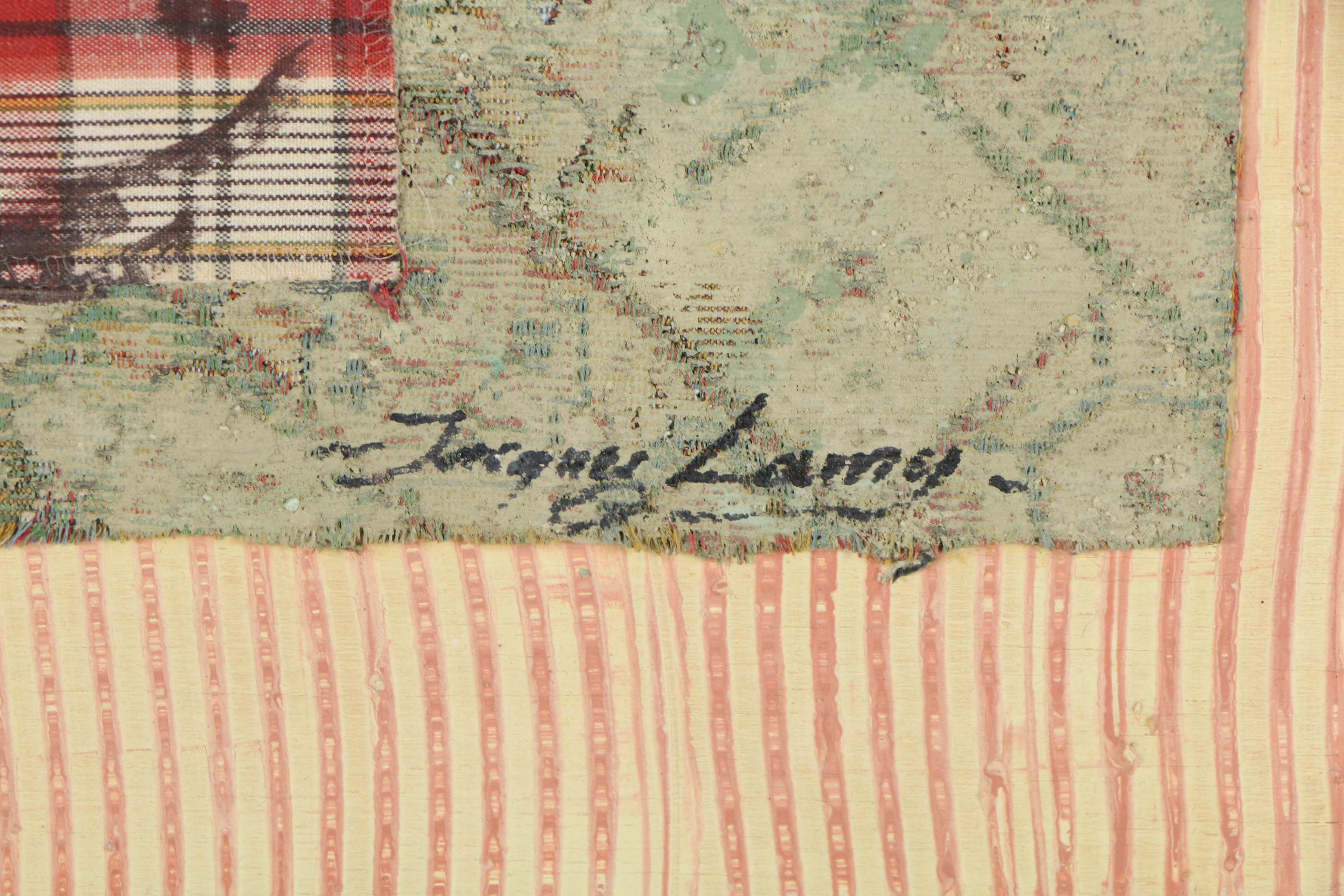 Jacques Lamy Mixed Media Painting on Board of Floral Still Life