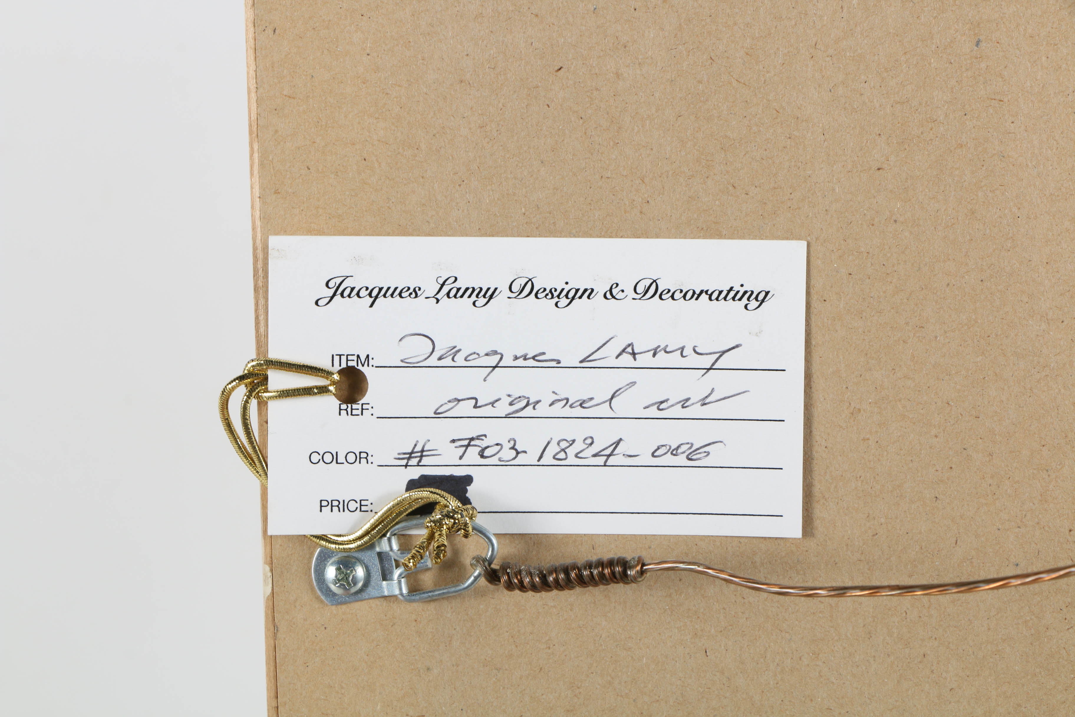 Jacques Lamy Mixed Media Painting on Board of Floral Still Life