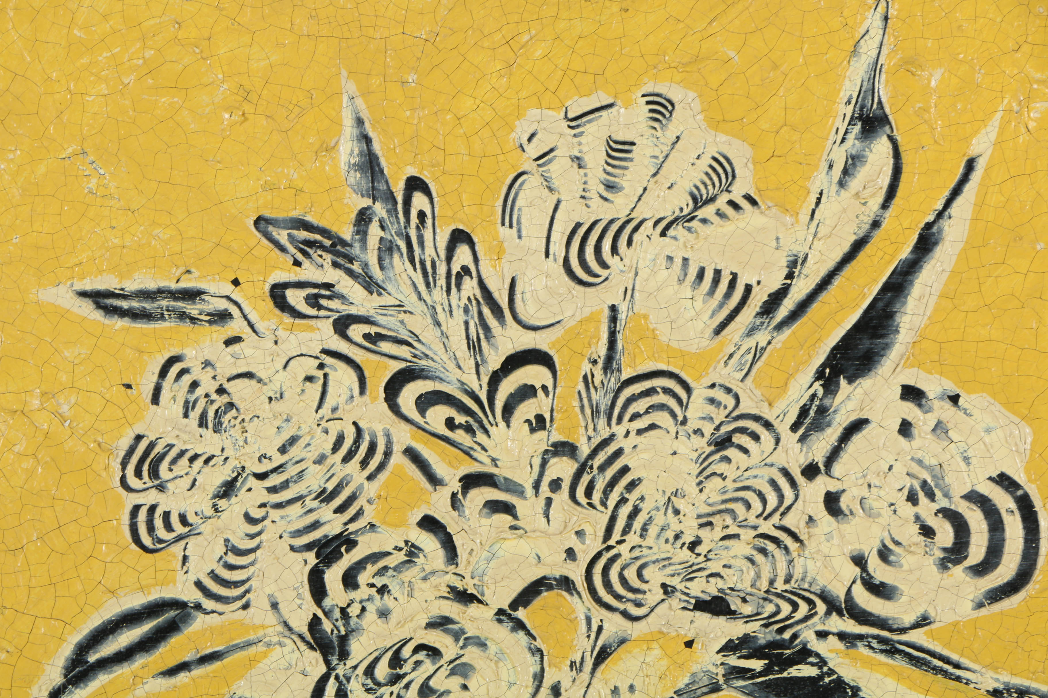 Jacques Lamy Plaster Painting on Board of a Still-Life