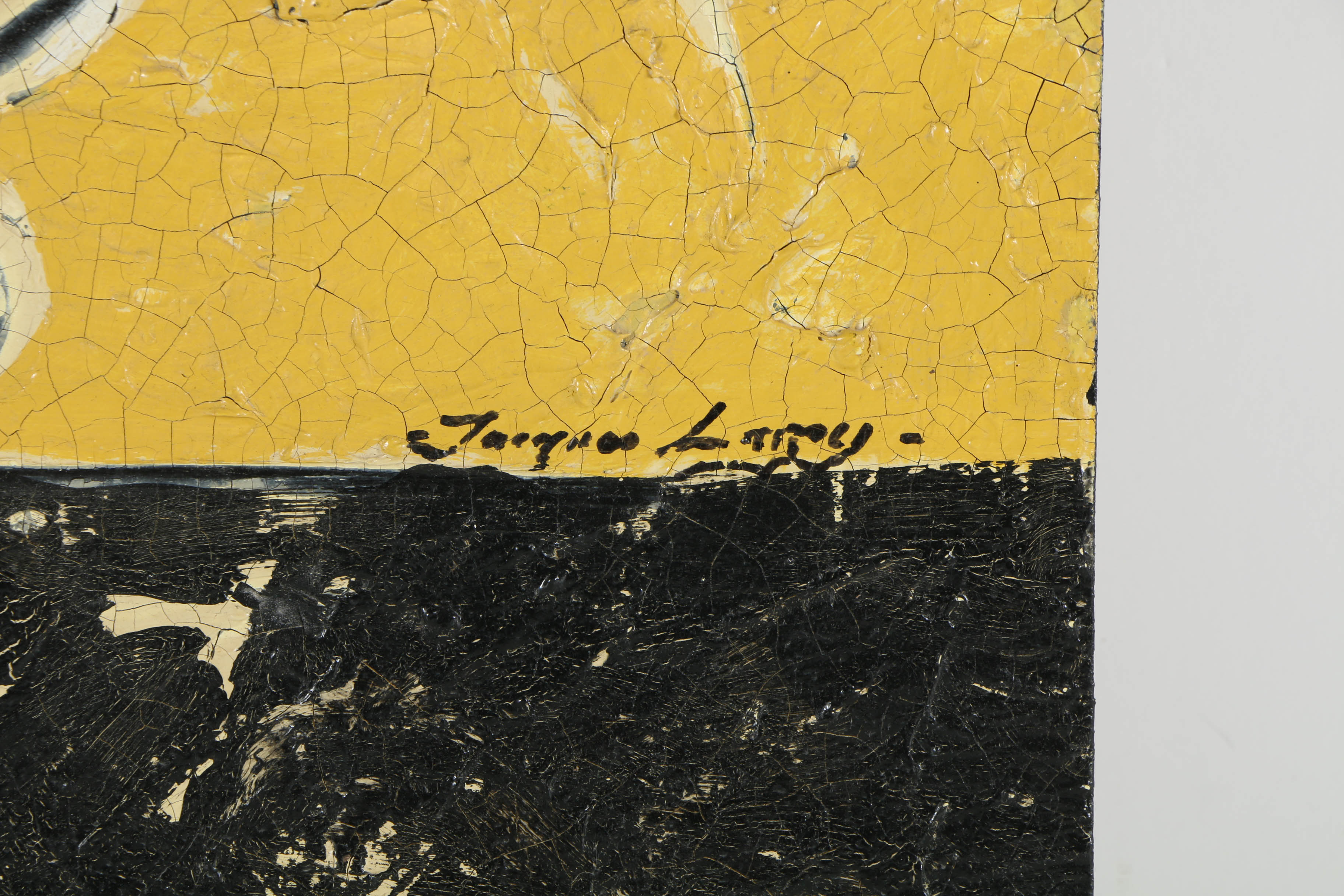 Jacques Lamy Plaster Painting on Board of a Still-Life