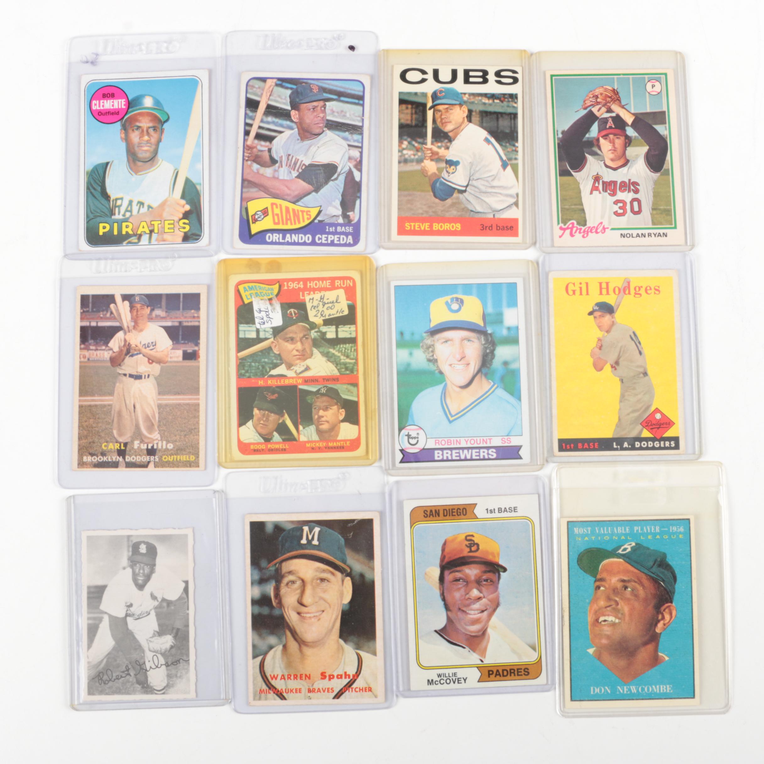 Assortment of '60s and '70s Baseball Cards